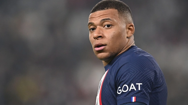 Mbappé con el PSG Mbappé con el PSG