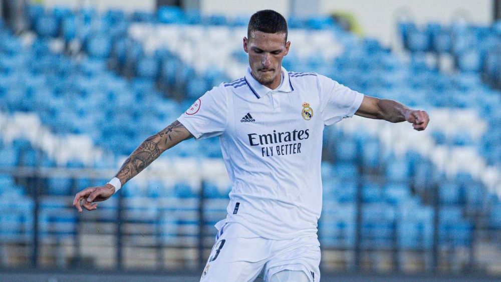 Rafa Marín con el Real Madrid Castilla