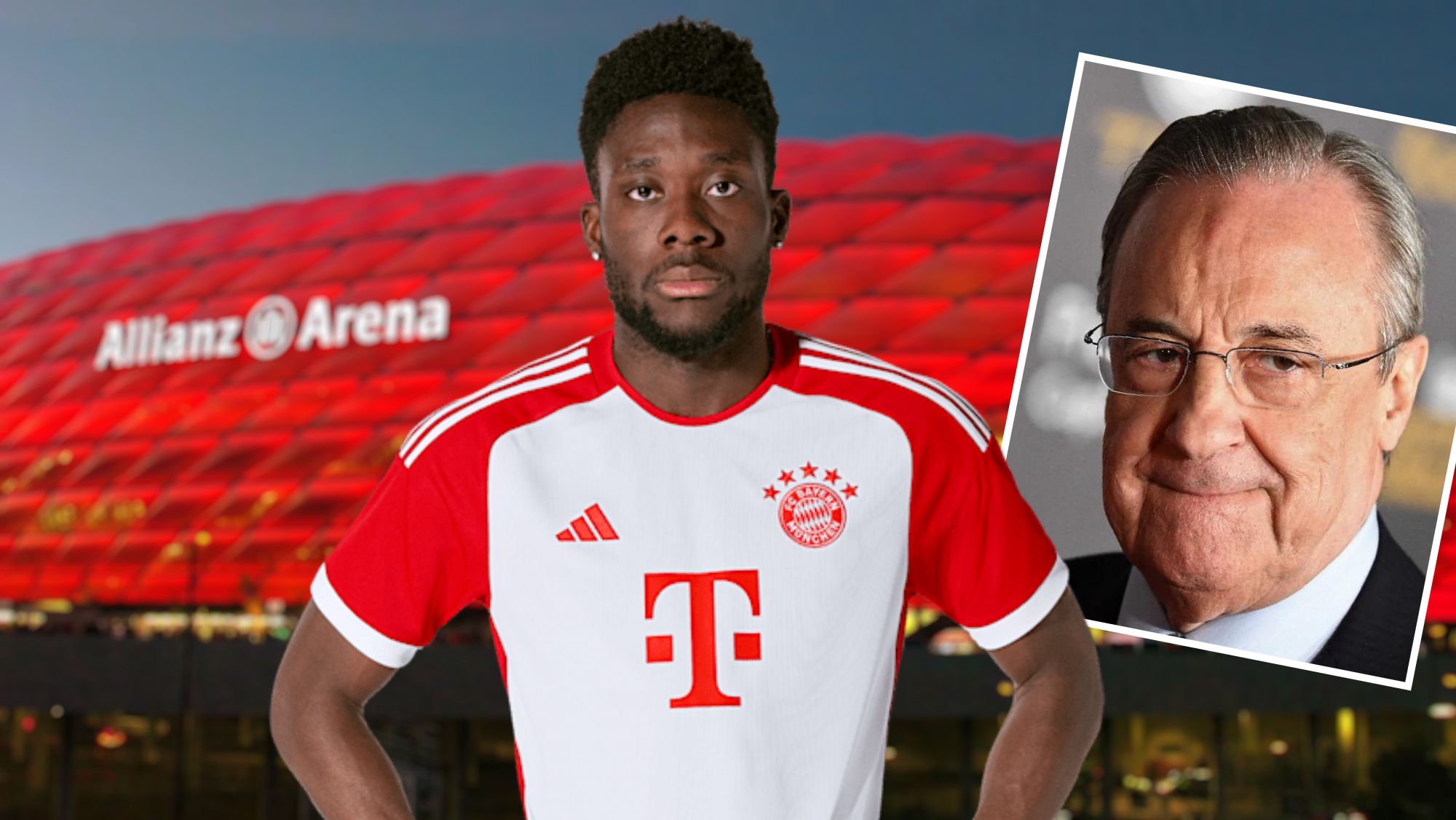 Intercambio a la vista el pacto por Alphonso Davies que ofrece el Bayern a Florentino