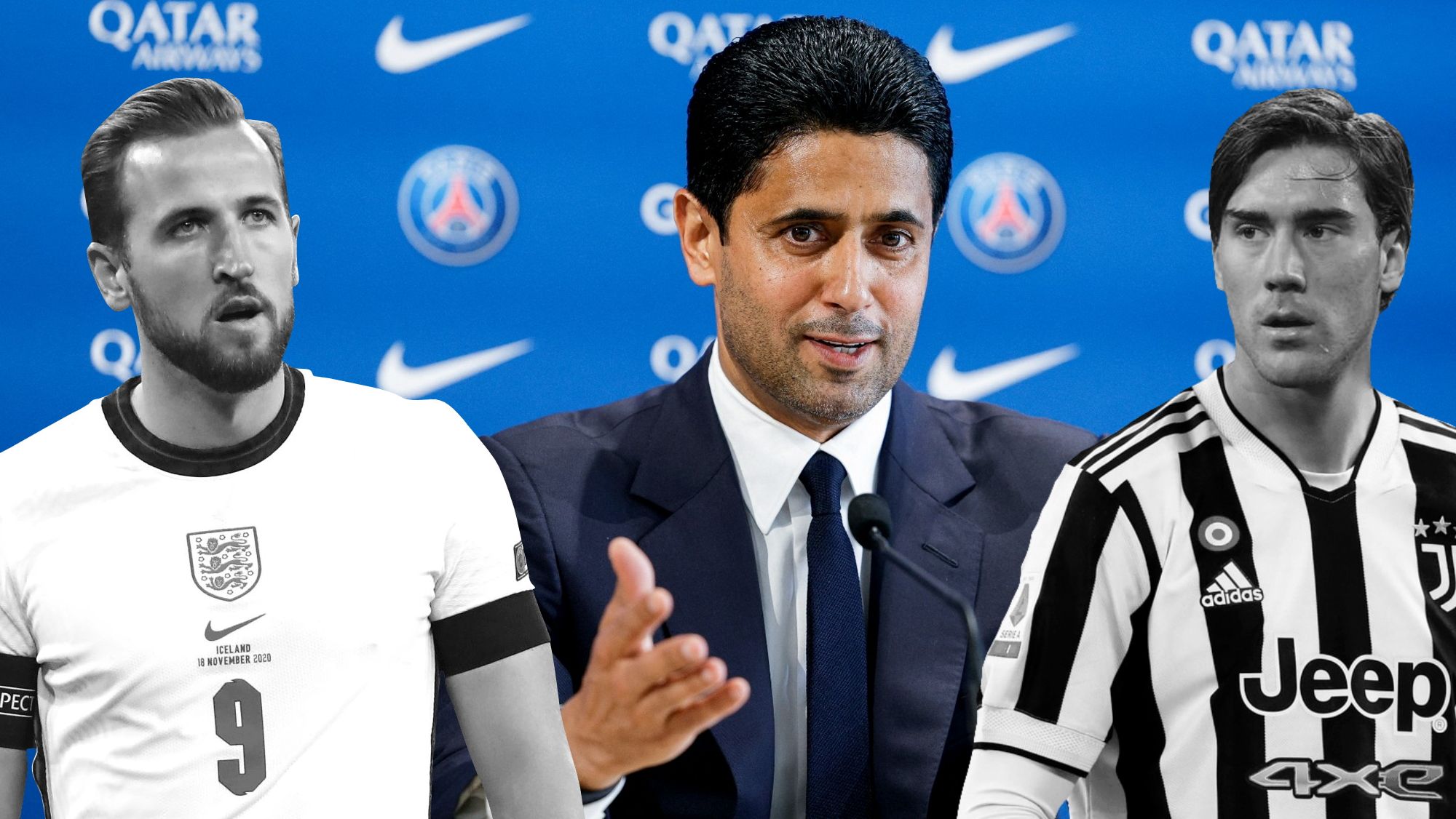 L'Équipe el PSG contacta con otro 9 prometedor y más barato que Kane y Vlahovic
