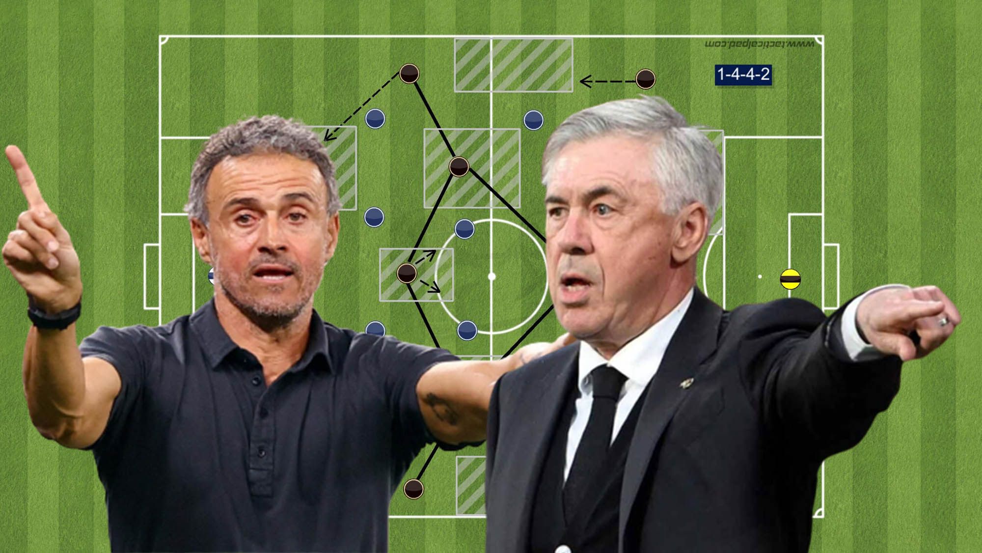 Ancelotti lo vio antes que Luis Enrique y tomó una decisión: golpe maestro	 Ancelotti lo vio antes que Luis Enrique y tomó una decisión: golpe maestro