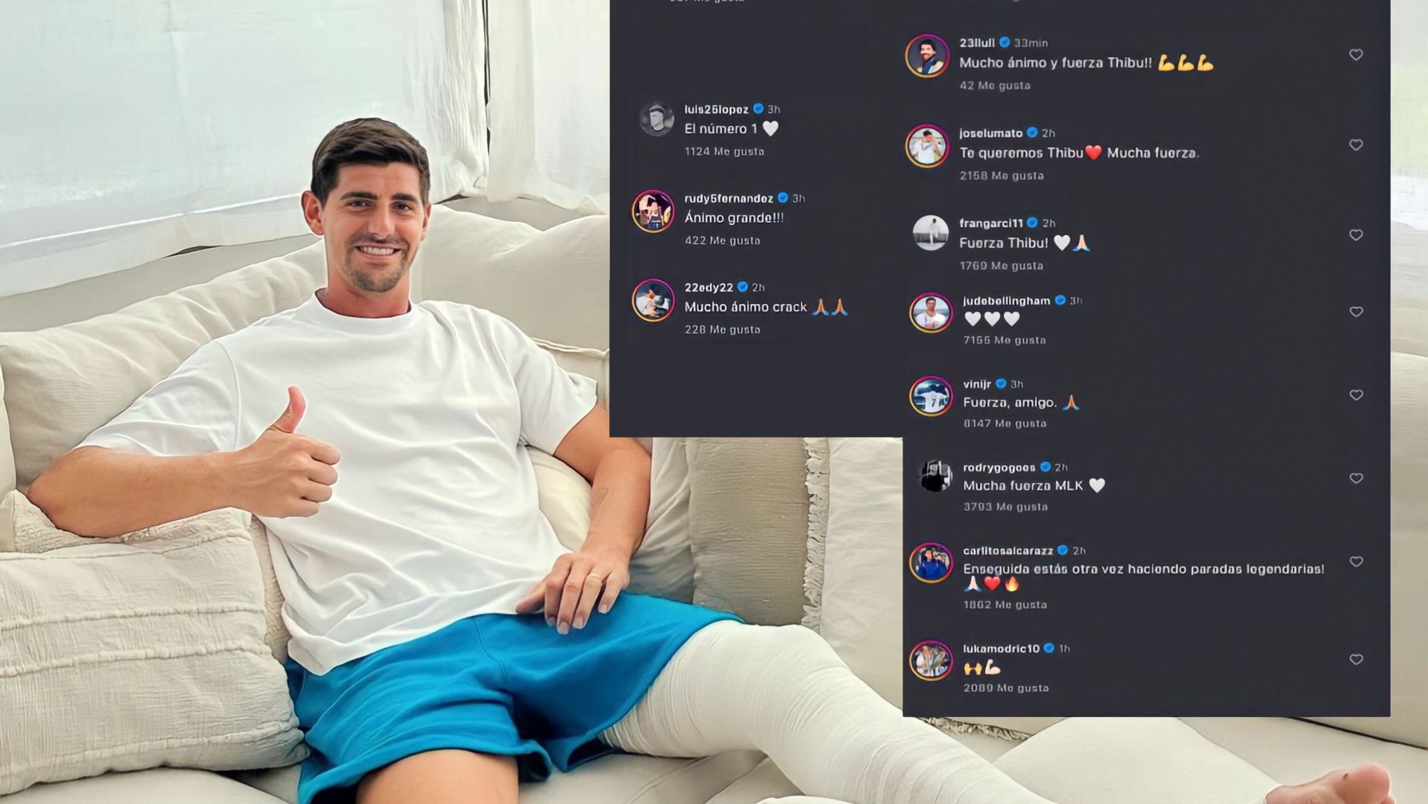 El madridismo demuestra, una vez más, su unidad ante la desgracia ¡todos con Courtois! El madridismo demuestra, una vez más, su unidad ante la desgracia ¡todos con Courtois!