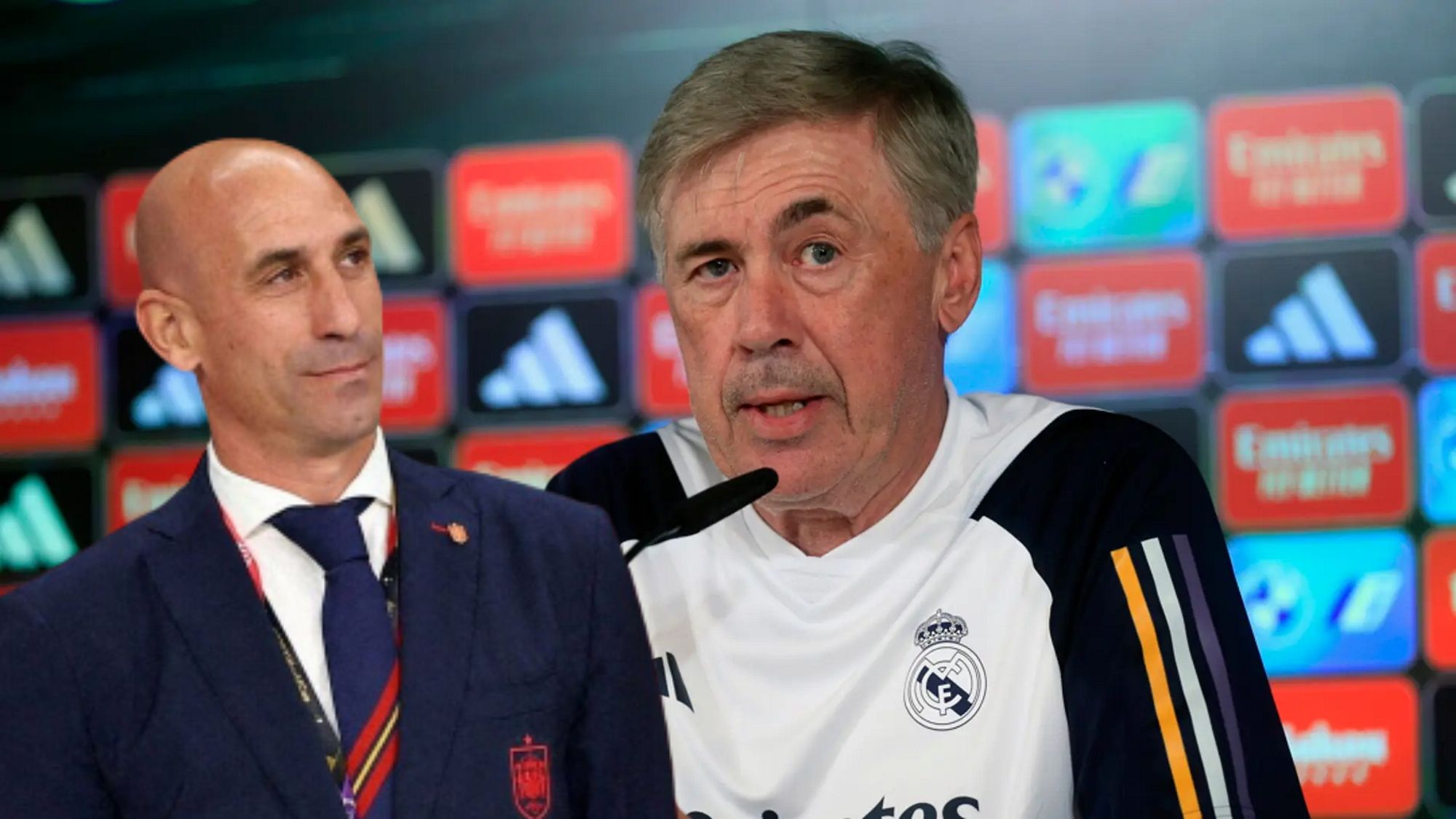 Ancelotti hace de portavoz del Real Madrid en el ‘Caso Rubiales’ contundente, duro y directo