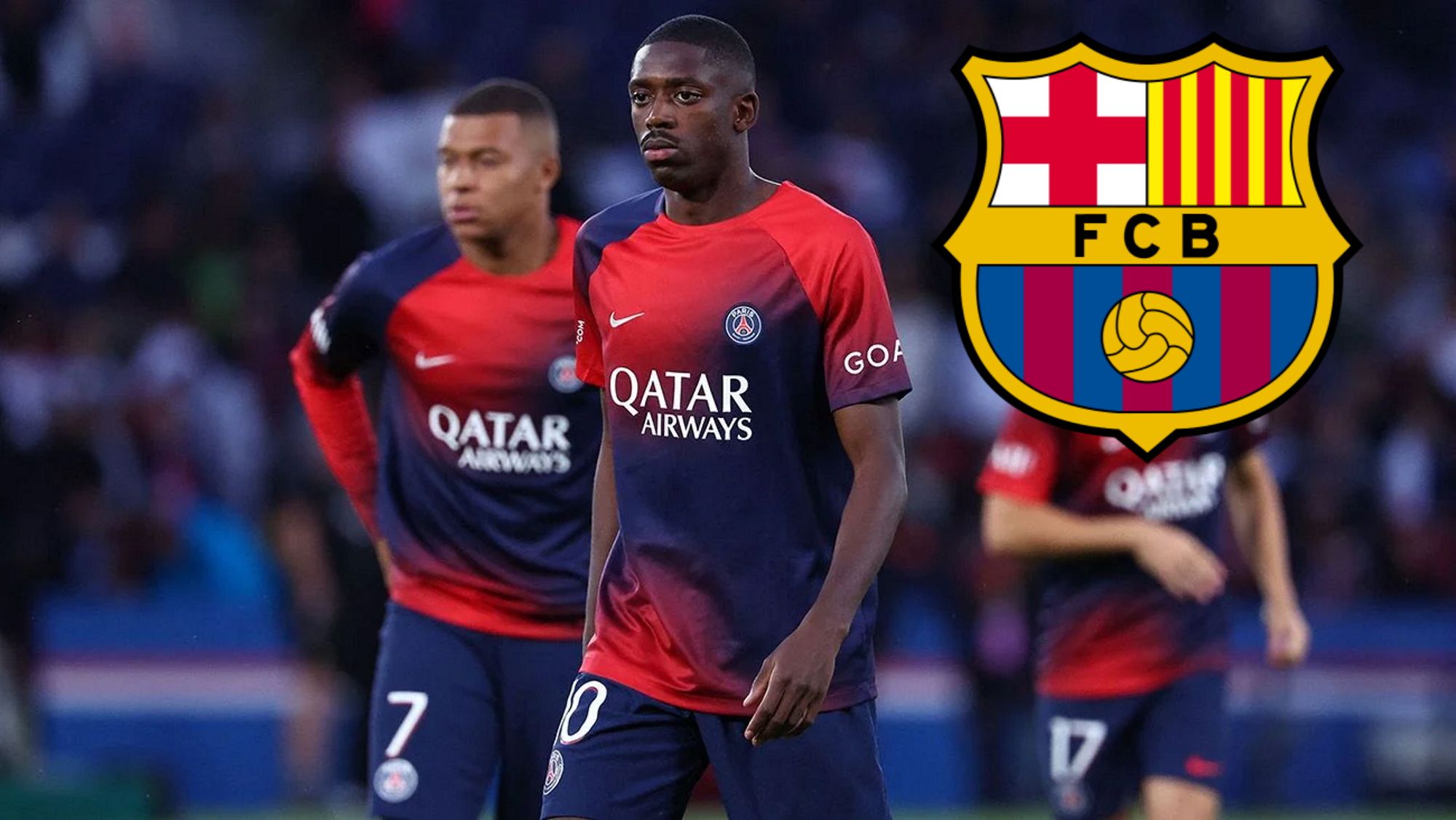 Mbappé y un compañero del PSG ridiculizaron al Barça Mbappé y un compañero del PSG ridiculizaron al Barça