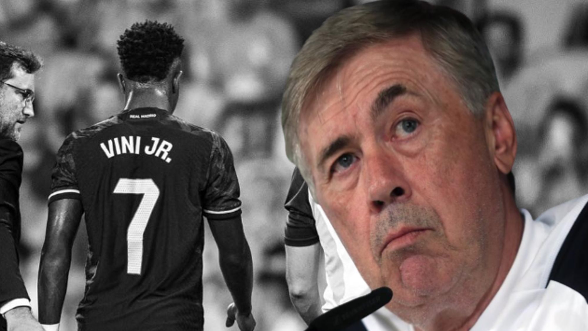 La lesión de Vinicius obliga a Ancelotti a tomar medidas esto planea el italiano