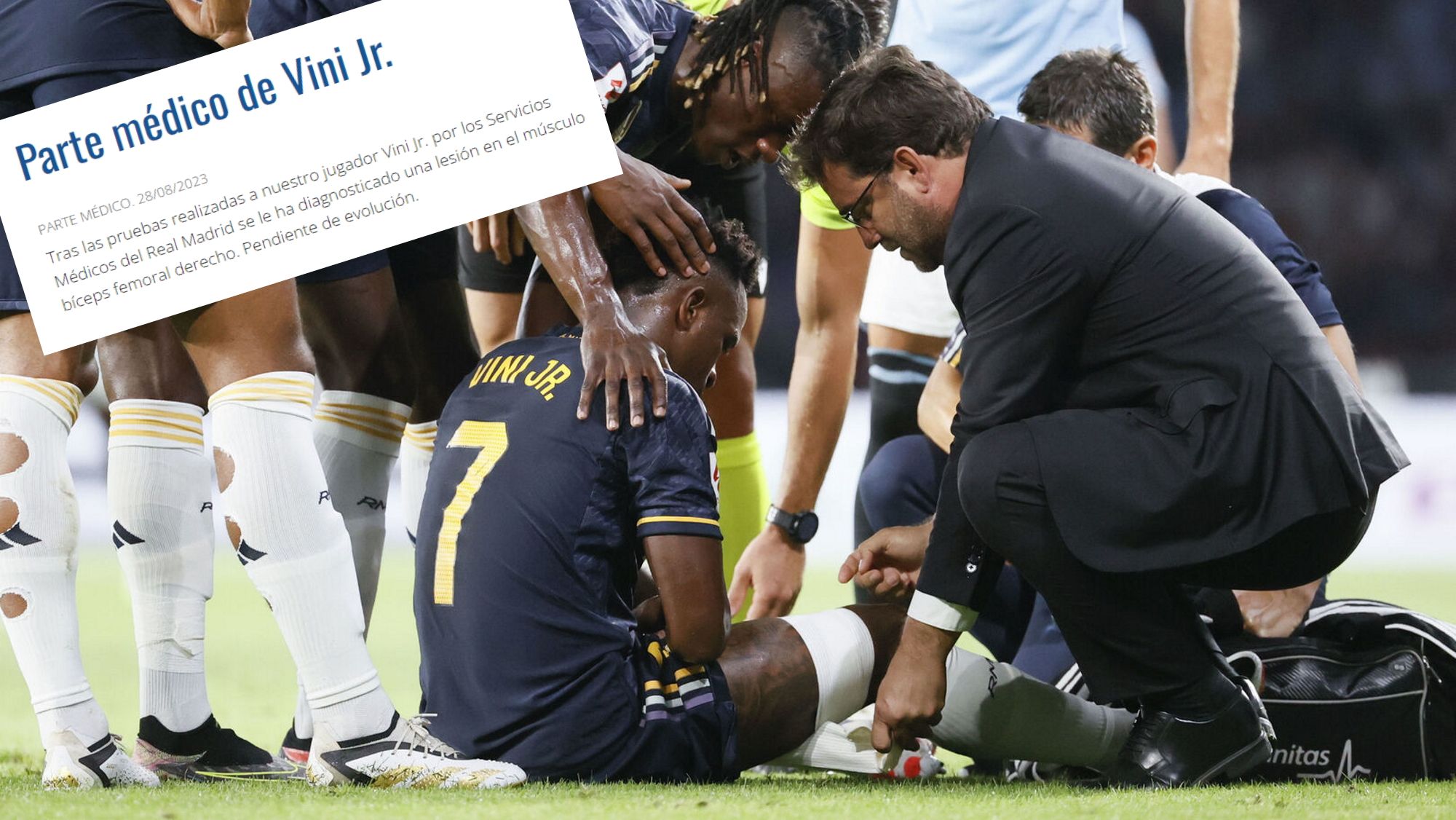 Vinicius KO la lesión del brasileño trae consigo buenas y malas noticias a la vez