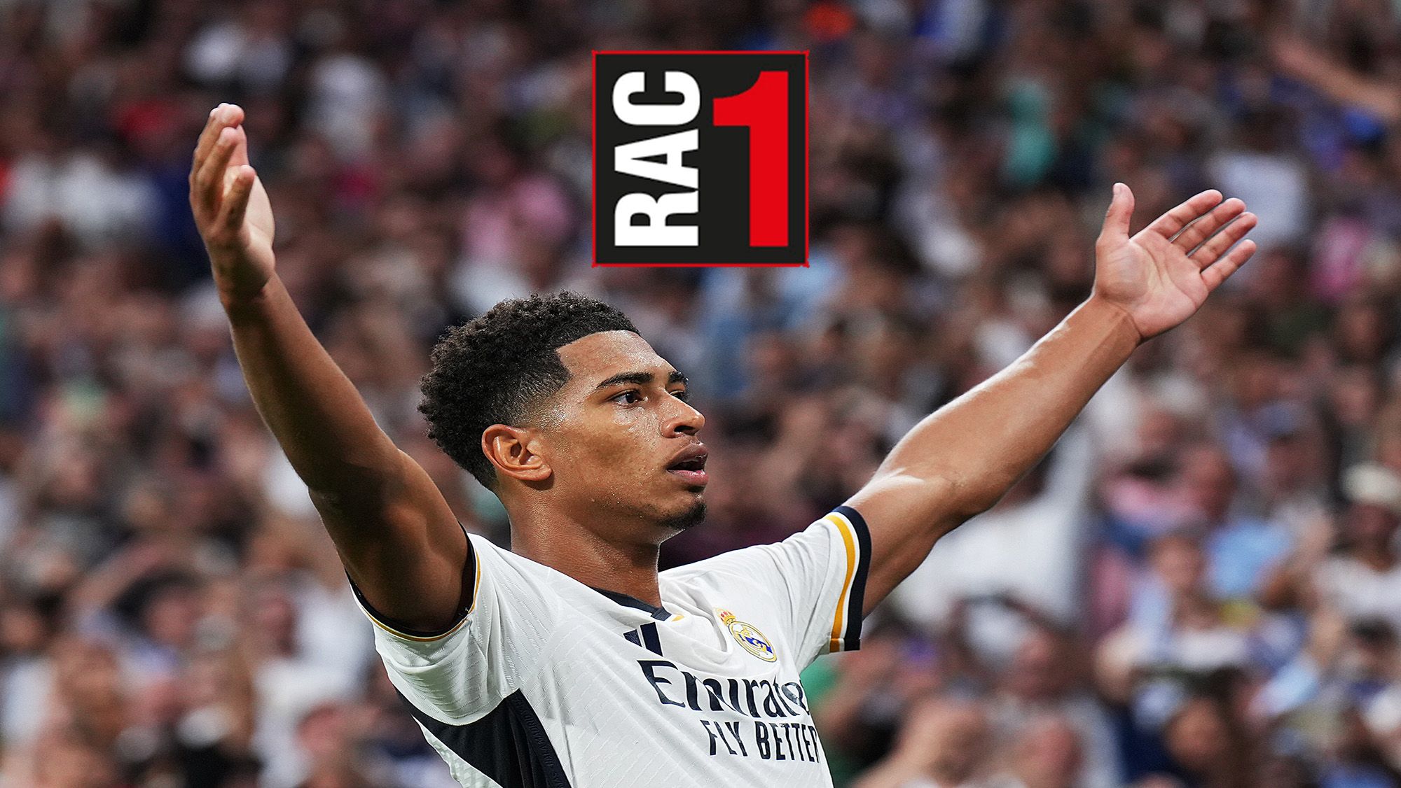 Poesía para los oídos madridistasRac1 llora tras el gol de Bellingham en el descuento