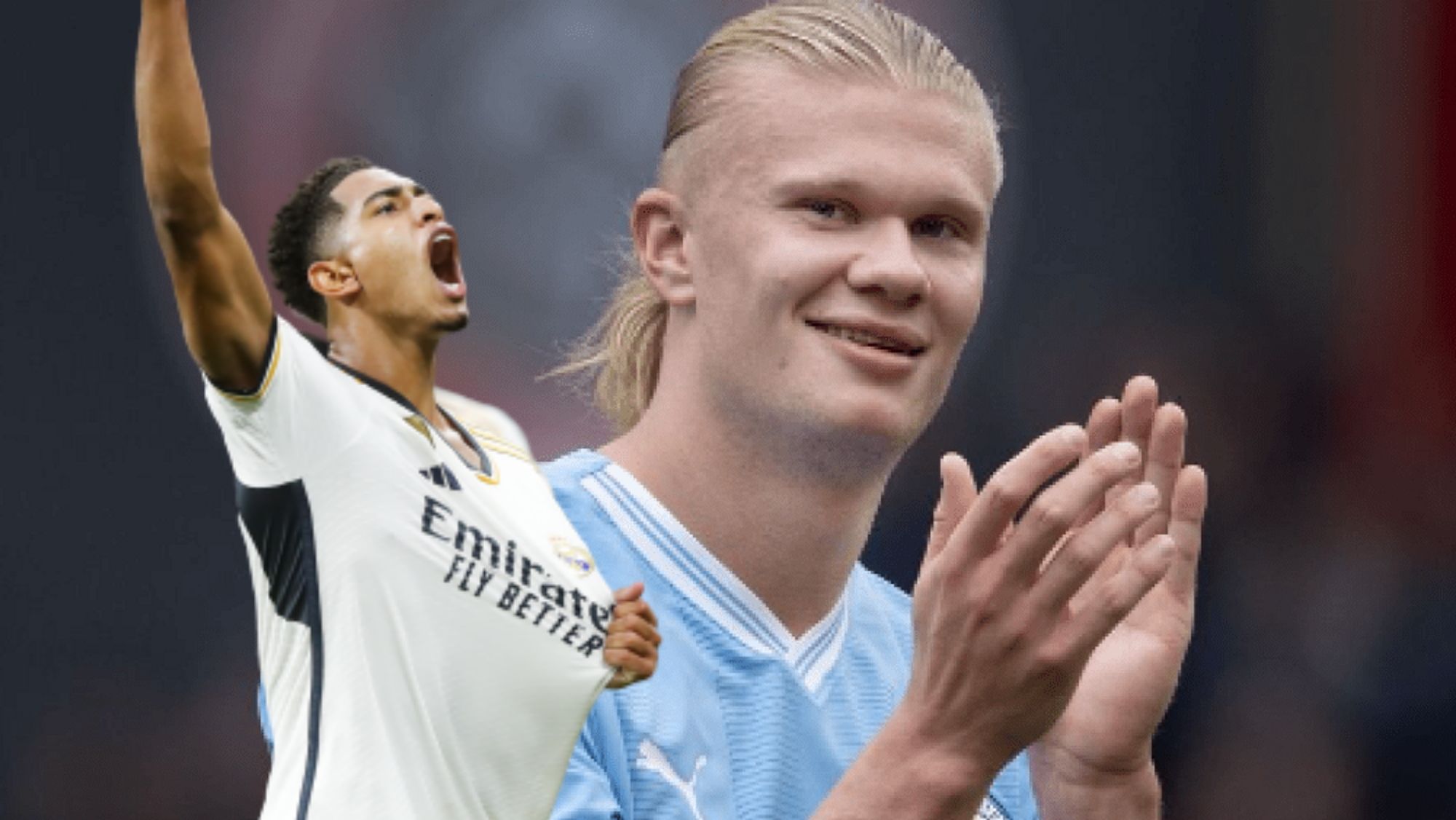 Bellingham ‘amenaza’ a Haaland el madridista aprieta las tuercas al noruego en este particular duelo