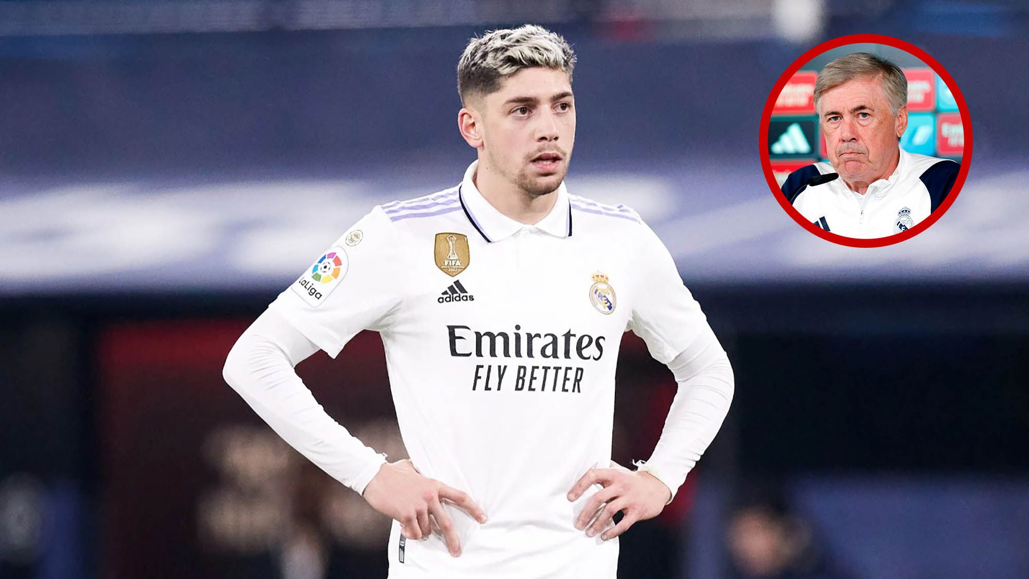 Fede Valverde no se lo cree, Ancelotti da el ‘sí’ a este jugadorsu progresión preocupa al uruguayo 