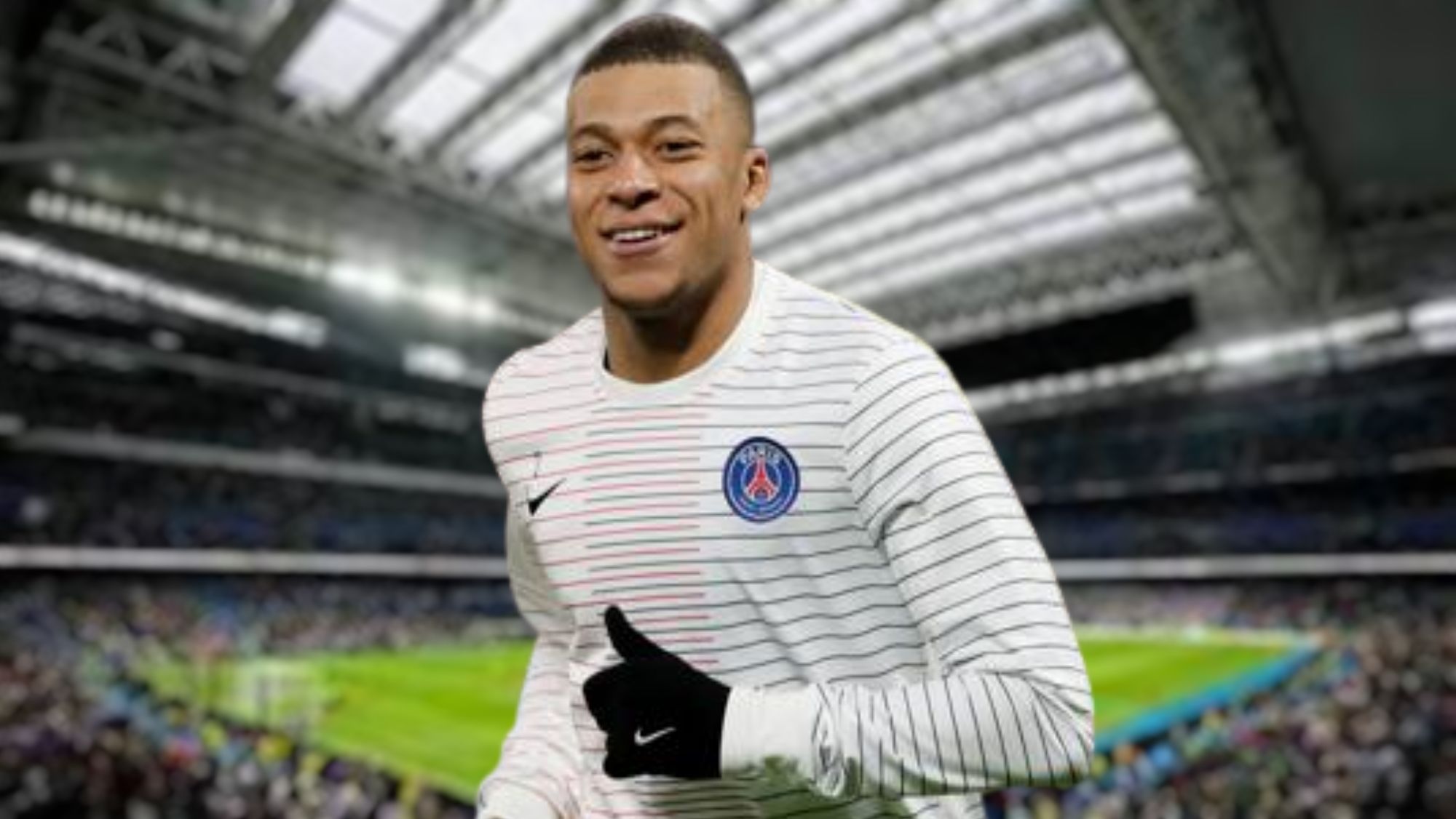 Mbappé, otra vez ‘presente’ en el Bernabéu la foto que se ha viralizado Mbappé, otra vez ‘presente’ en el Bernabéu la foto que se ha viralizado