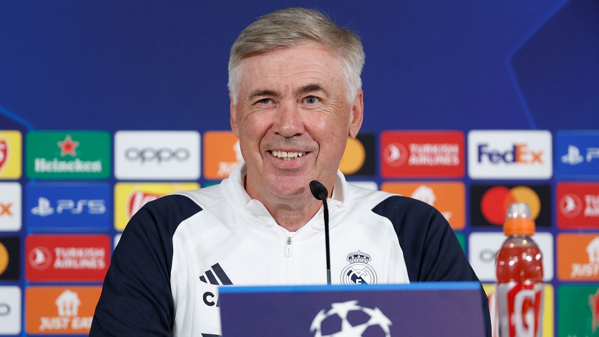 Ancelotti adelanta en rueda de prensa dos sorpresas en el once para la Champions