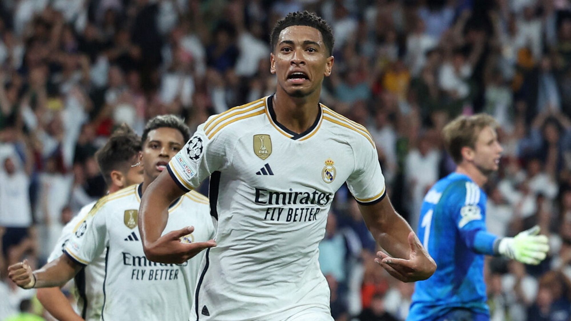 Bellingham le roba el gol en la línea y su reacción es lo más visto