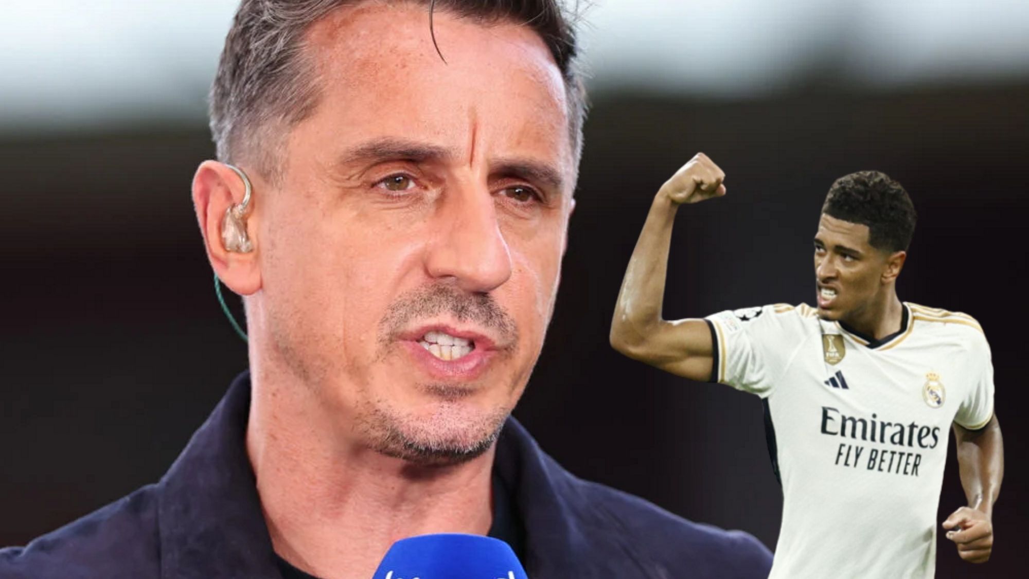 Sorprendentes declaraciones del histórico Gary Neville sobre Bellignham