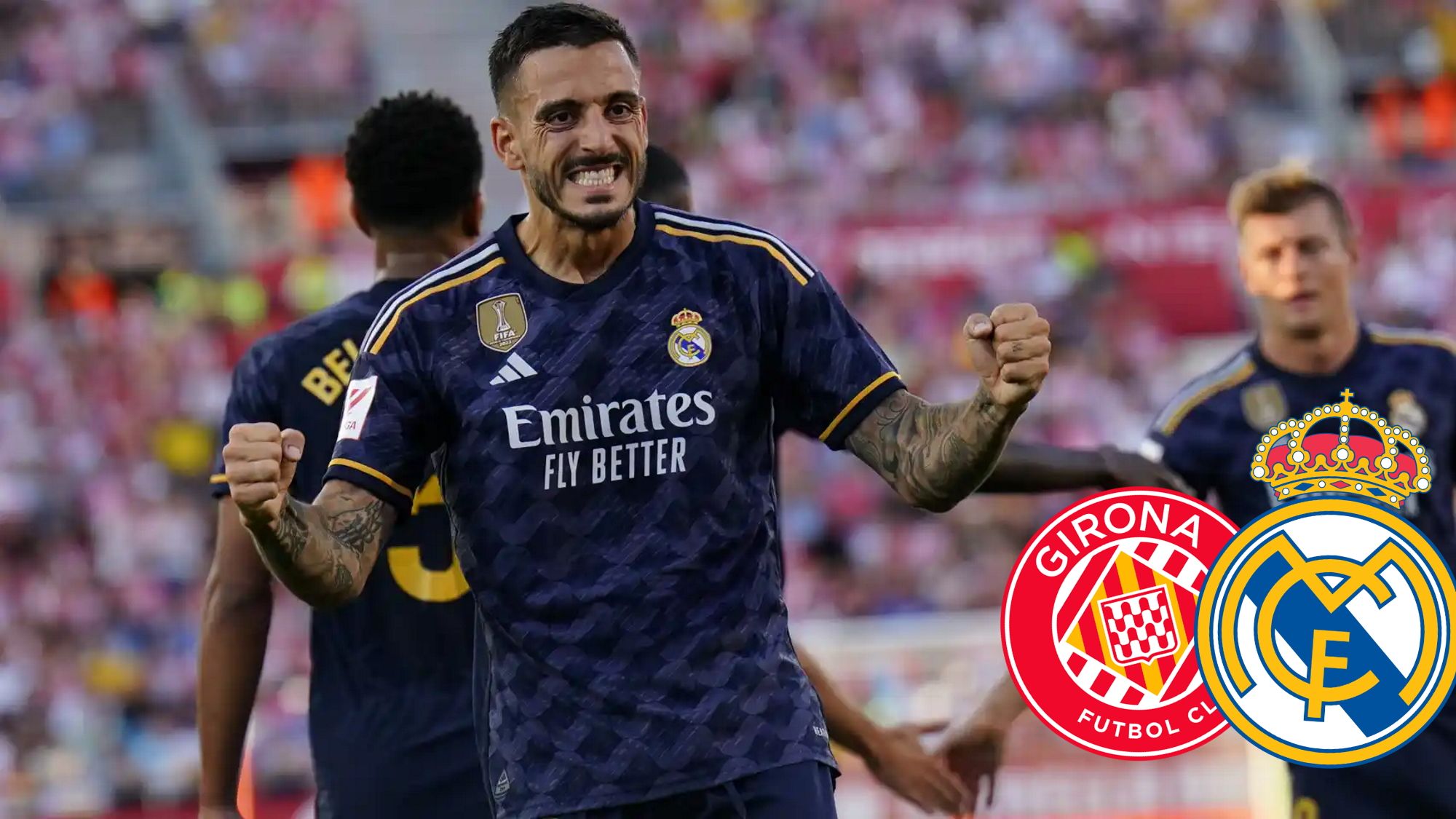 Portería a cero, eficacia goleadora y liderato el Madrid sale reforzado de Girona