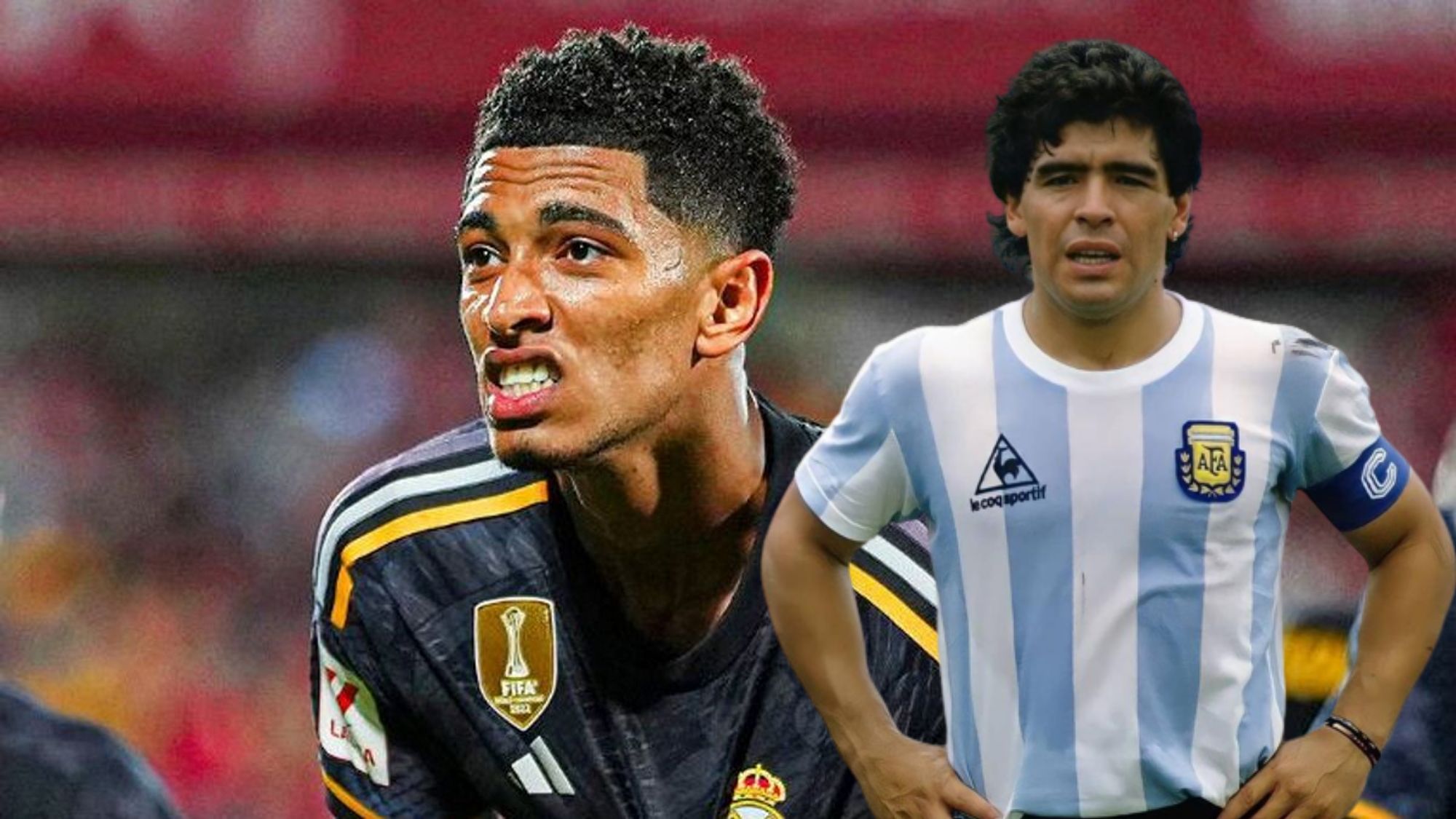 Bellingham se disfraza de Maradona en la casa de Dios golazo antológico Bellingham se disfraza de Maradona en la casa de Dios golazo antológico