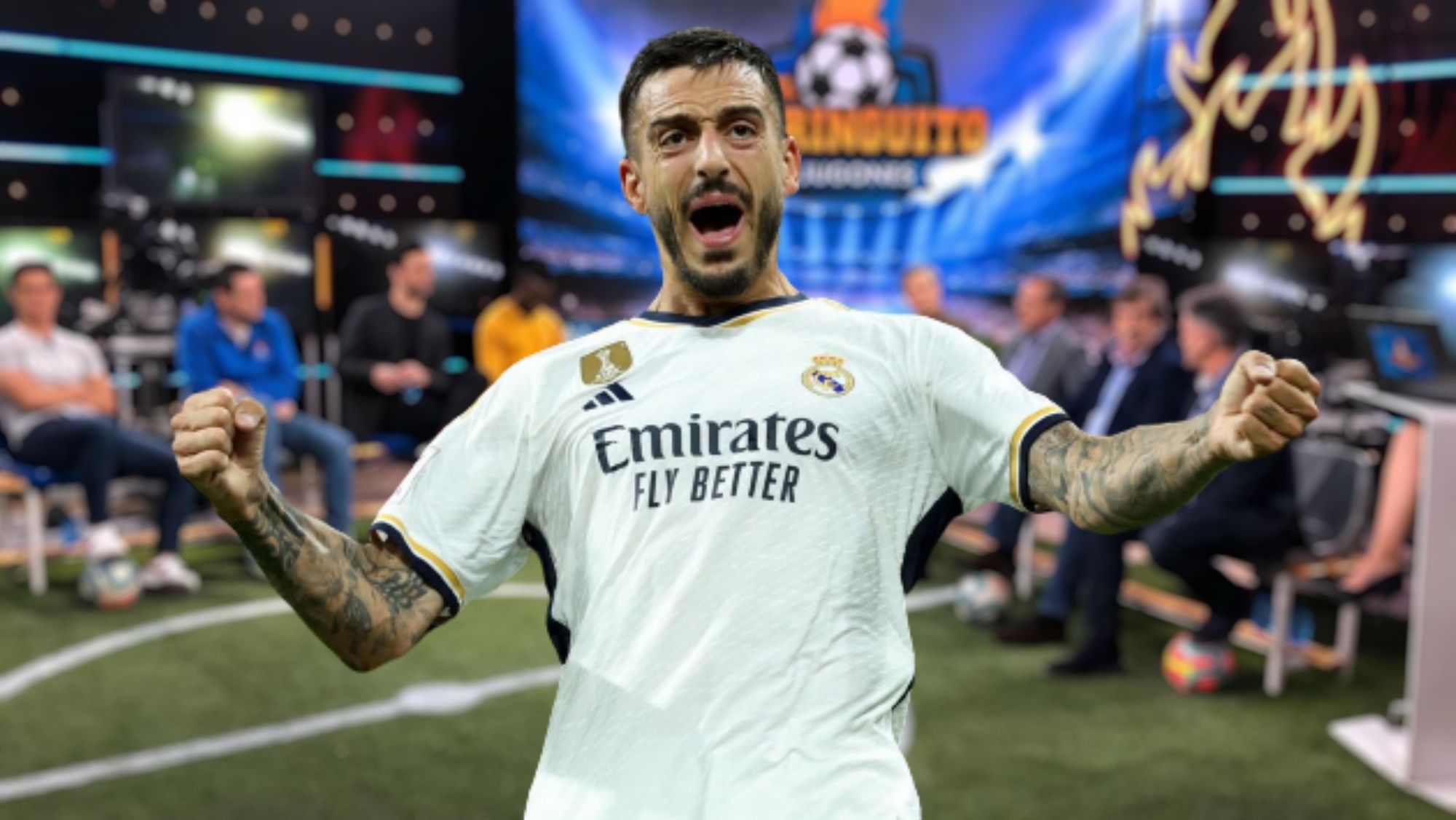 El tertuliano de El Chiringuito que se llevó el zasca de su vida de Joselu retratado El tertuliano de El Chiringuito que se llevó el zasca de su vida de Joselu retratado