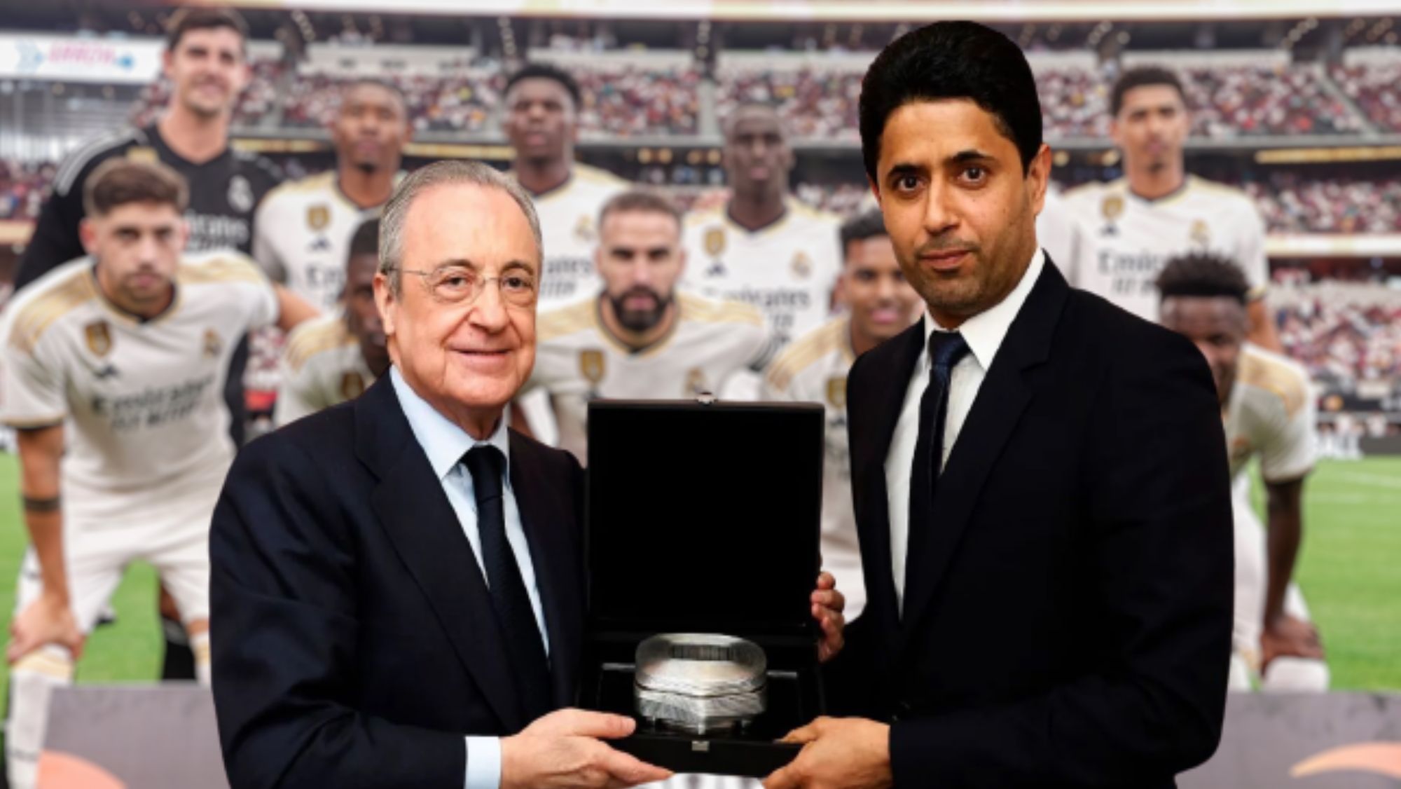 Al Khelaïfi propone un trueque a Florentino Mbappé al Real Madrid, y un madridista a París Al Khelaïfi propone un trueque a Florentino Mbappé al Real Madrid, y un madridista a París