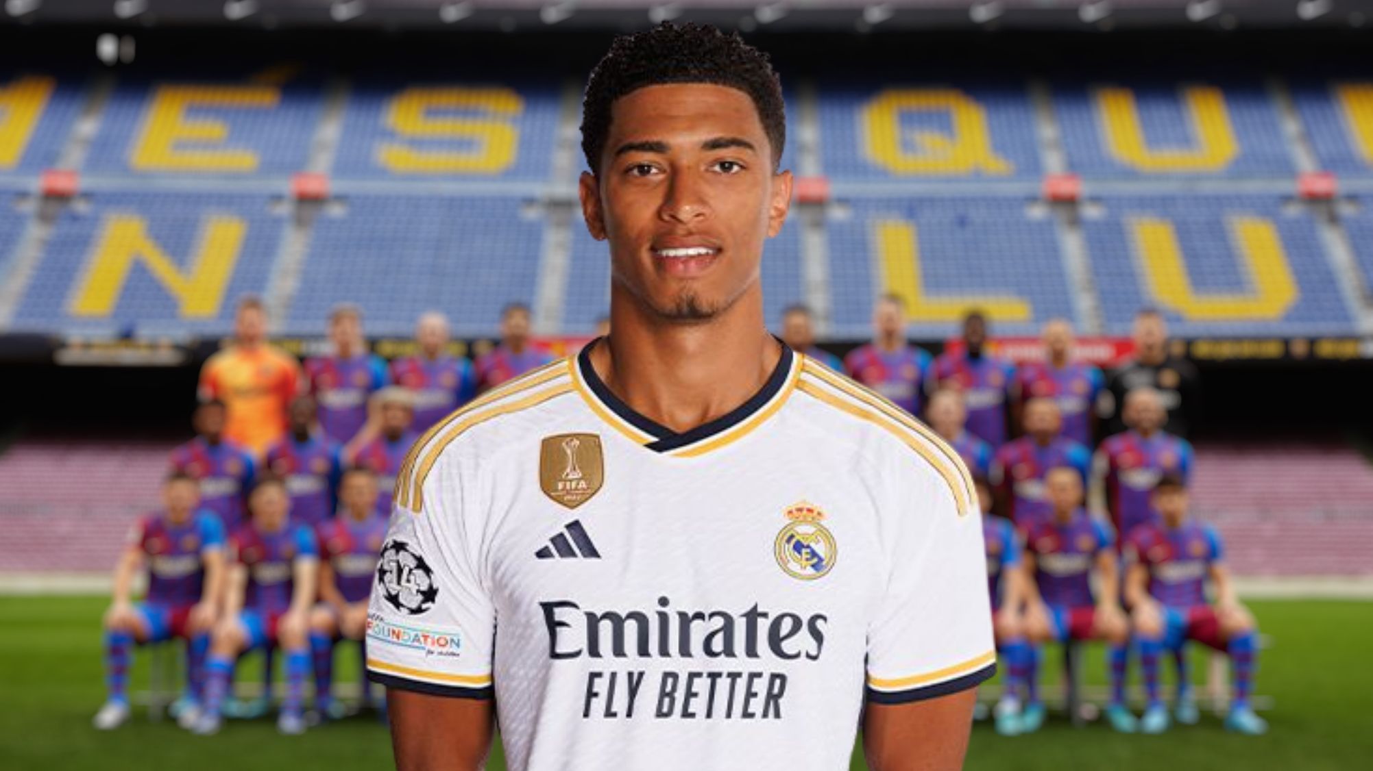 Un futbolista del Barça se rinde a Bellingham y las redes arden