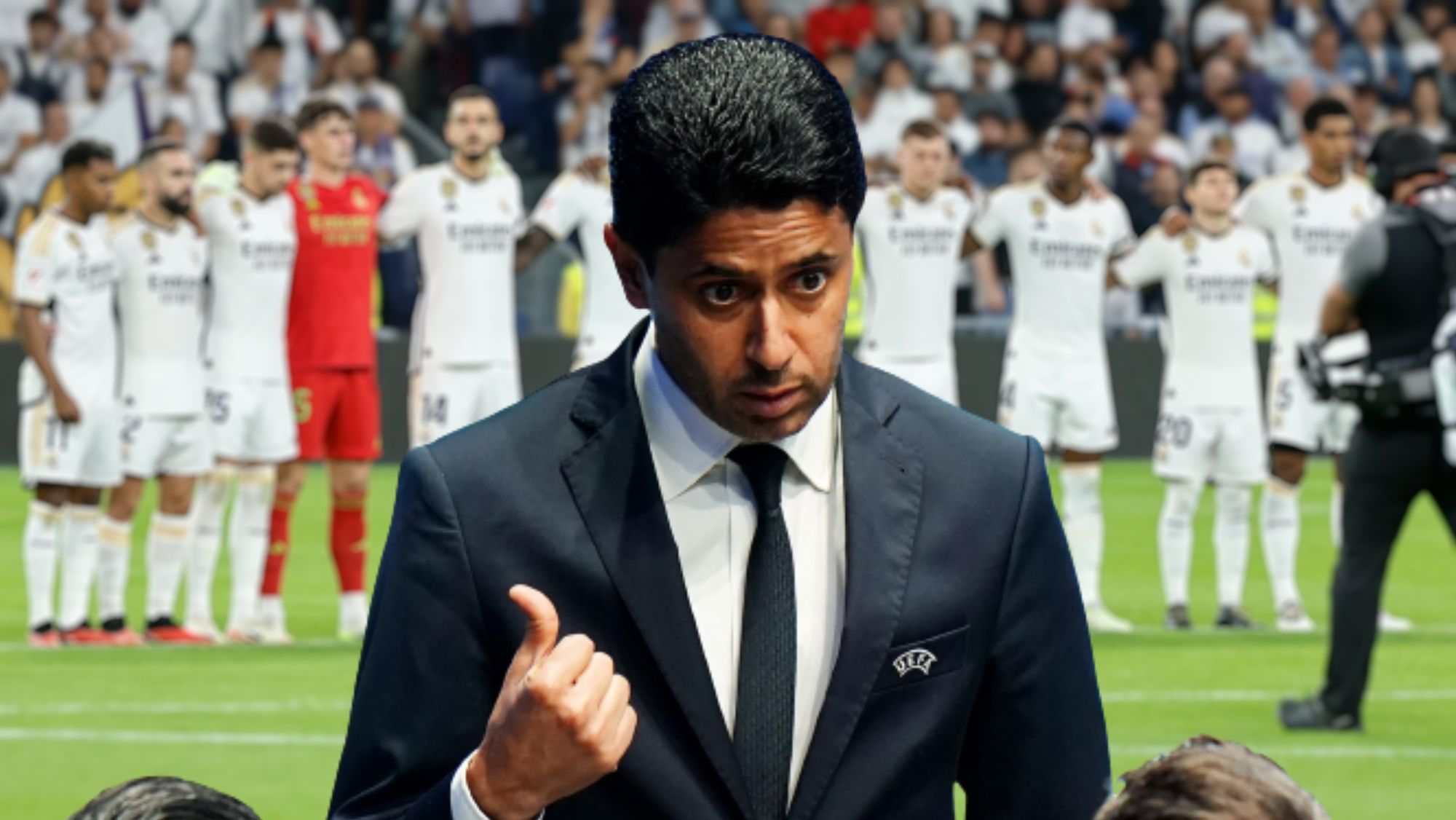 El zarpazo que plantea Al Khelaïfi contra Florentino como venganza por Mbappé pieza fundamental