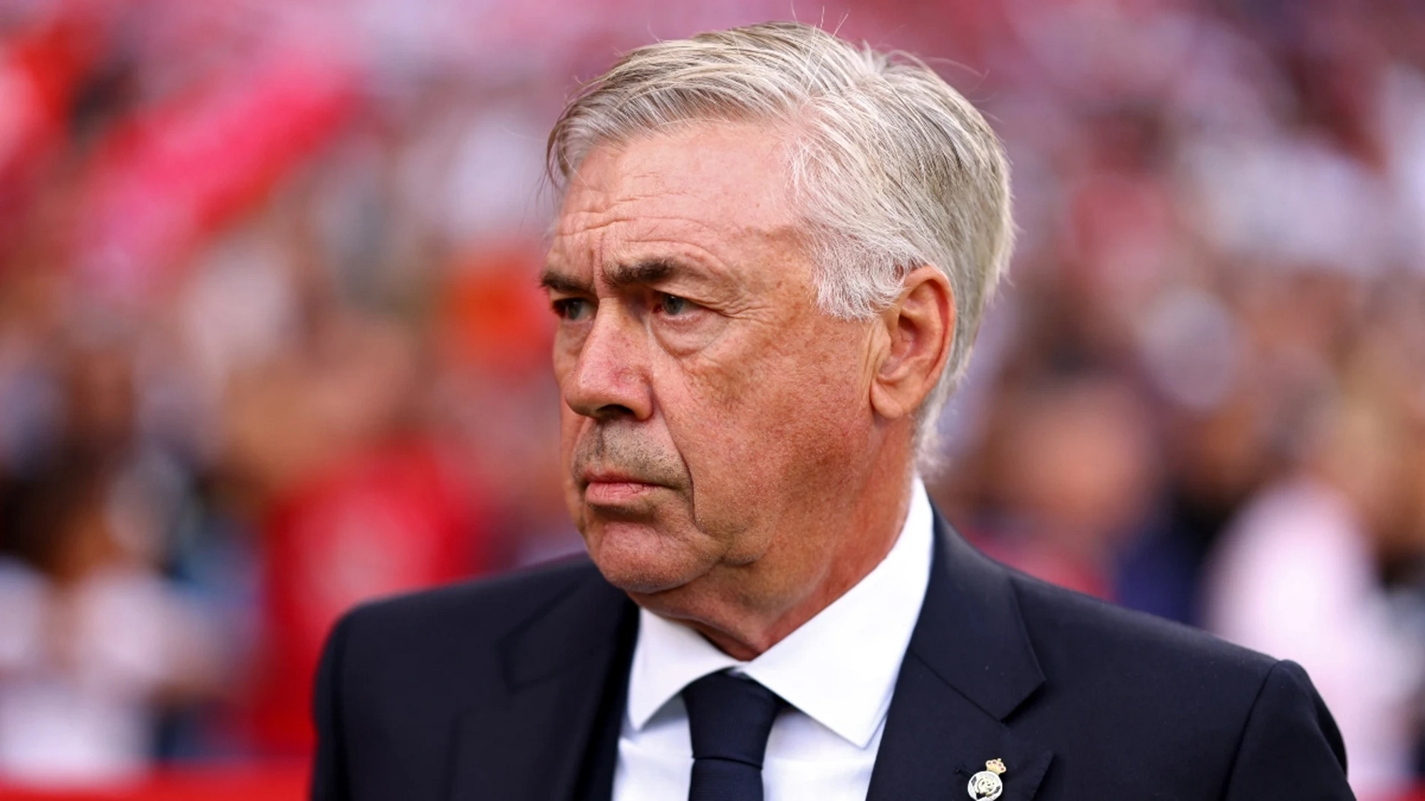 Ancelotti se muestra muy triste, ha salido perdiendo con el cambio duro revés para el italiano