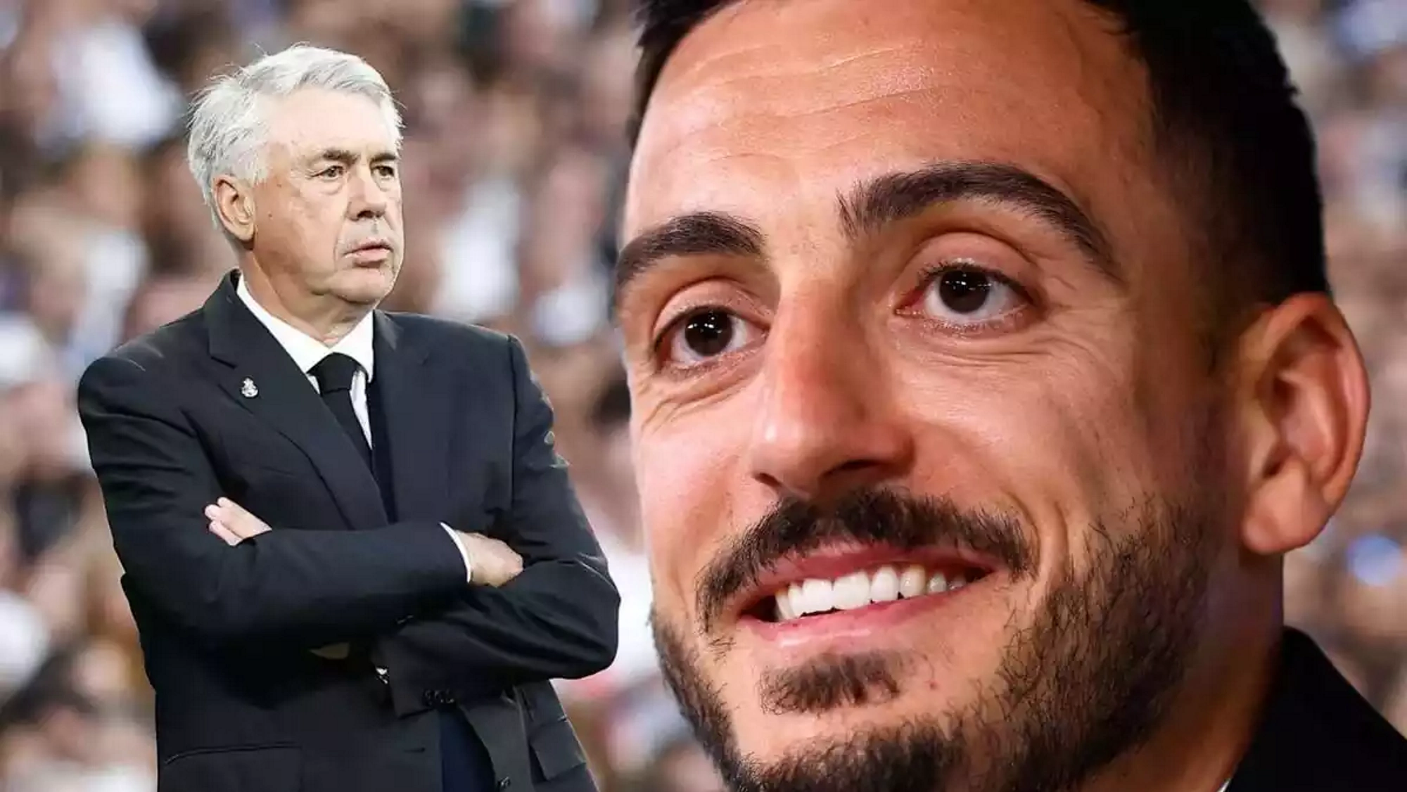 Ancelotti se fue directo a por Joselu y se lo ha dejado muy claro Ancelotti se fue directo a por Joselu y se lo ha dejado muy claro