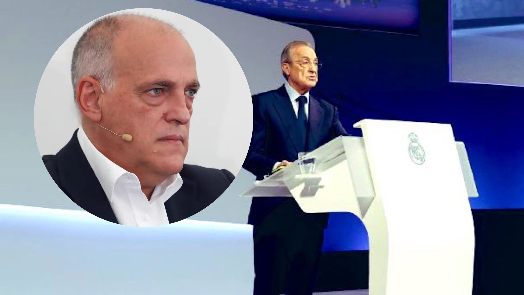 Florentino pasa al ataque contra Tebas, repaso brutal del presidente del Madrid al de LaLiga