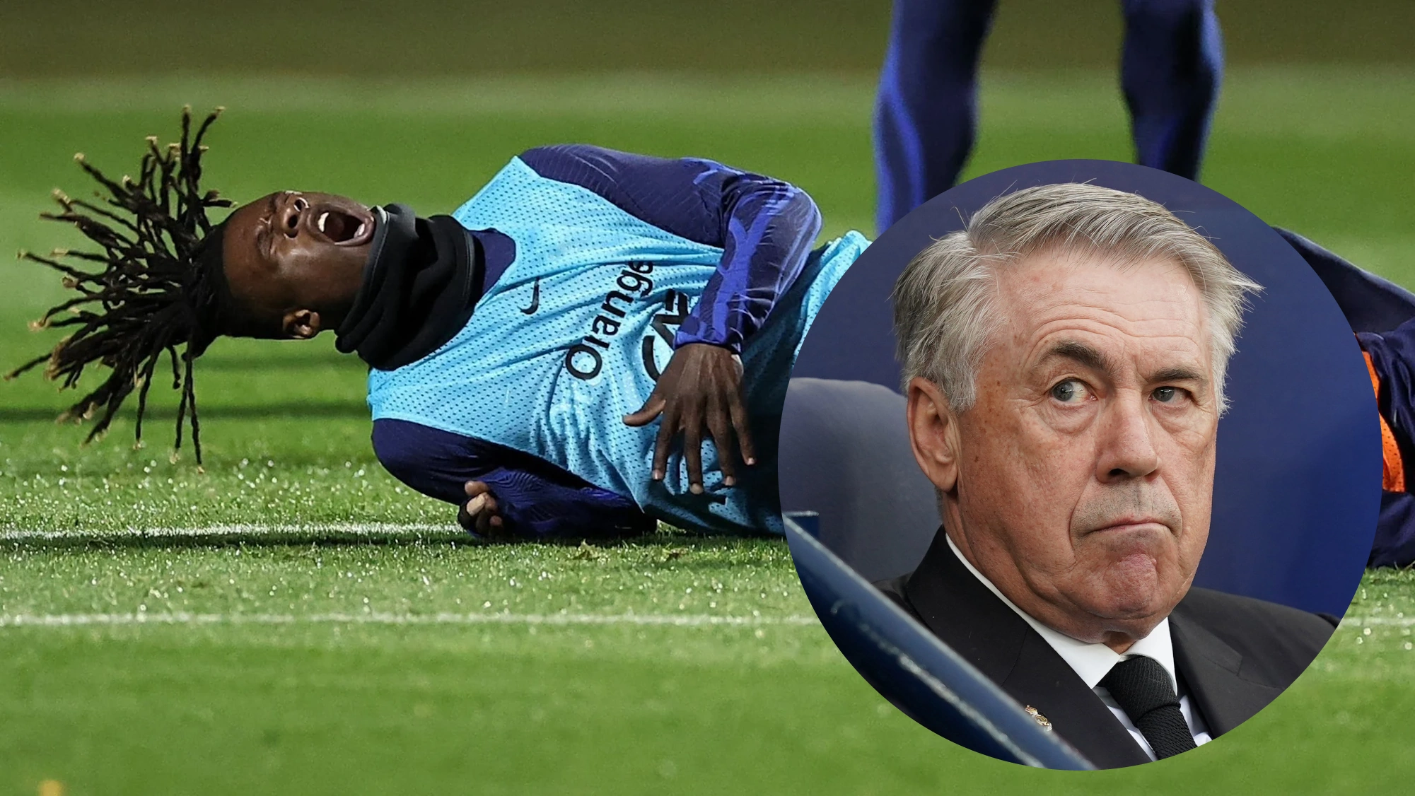 Camavinga, K.O., Ancelotti tendrá que hacer malabares estas son las opciones del italiano