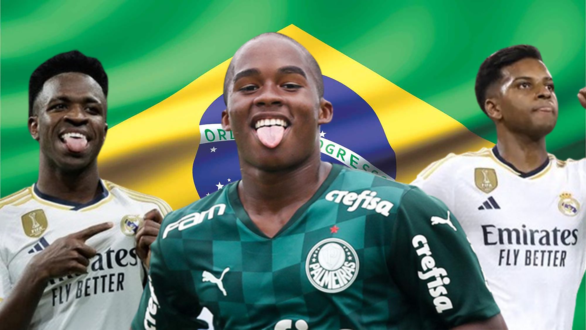 Tras Endrick, el Madrid ata a otra joya brasileña para 2024Vinicius y Rodrygo, encantados 