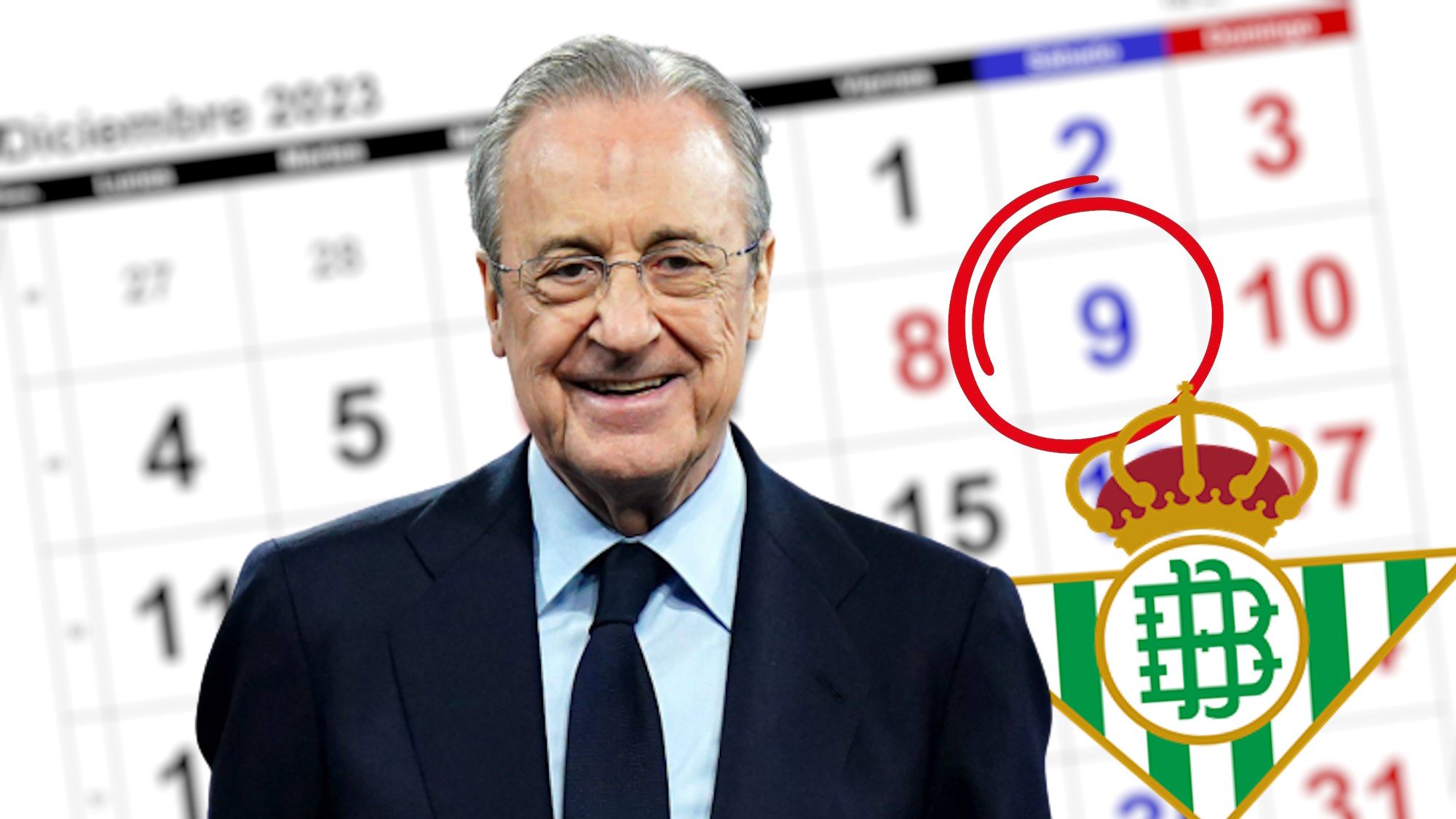 El especial reencuentro que vivirá Florentino el sábado contra el Betis partido señalado en rojo en el calendario