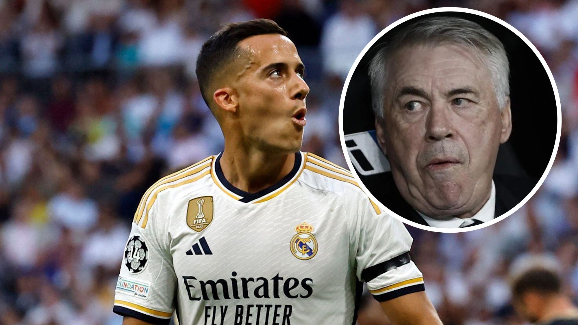 Ancelotti, muy directo, ha dado un toque de atención a Lucas