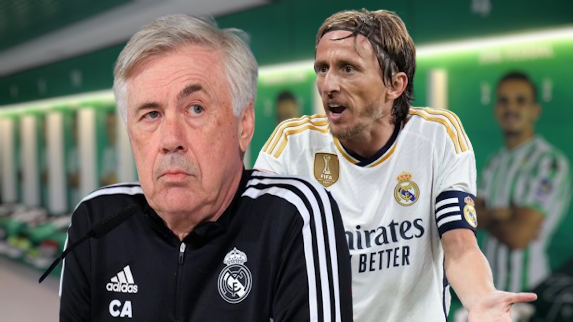 Ancelotti y Modric se lo dijeron a la cara en el vestuario