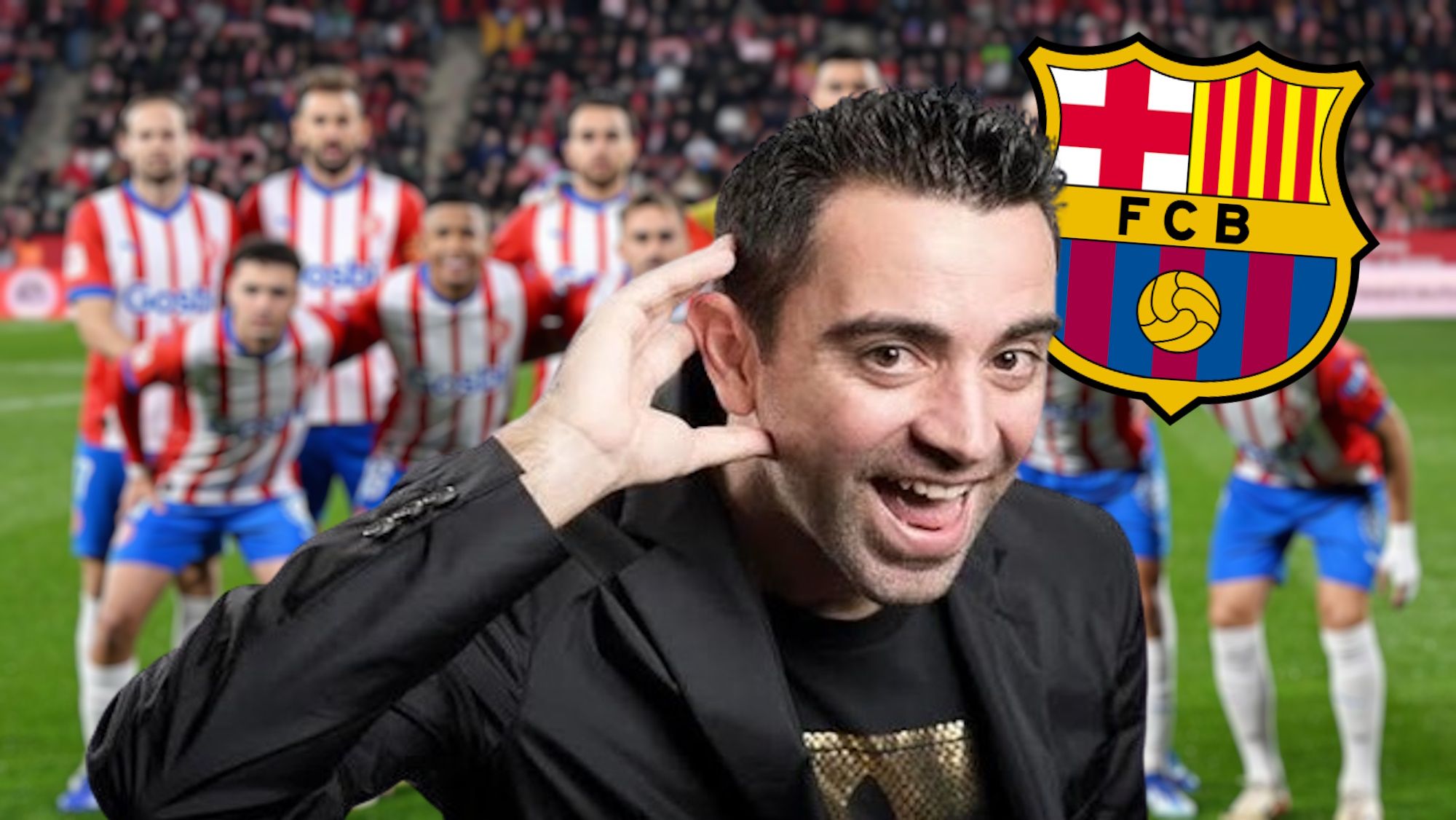 El Xavi más cobarde celebra las bajas del Girona ante el Barça para esta noche roza la locura