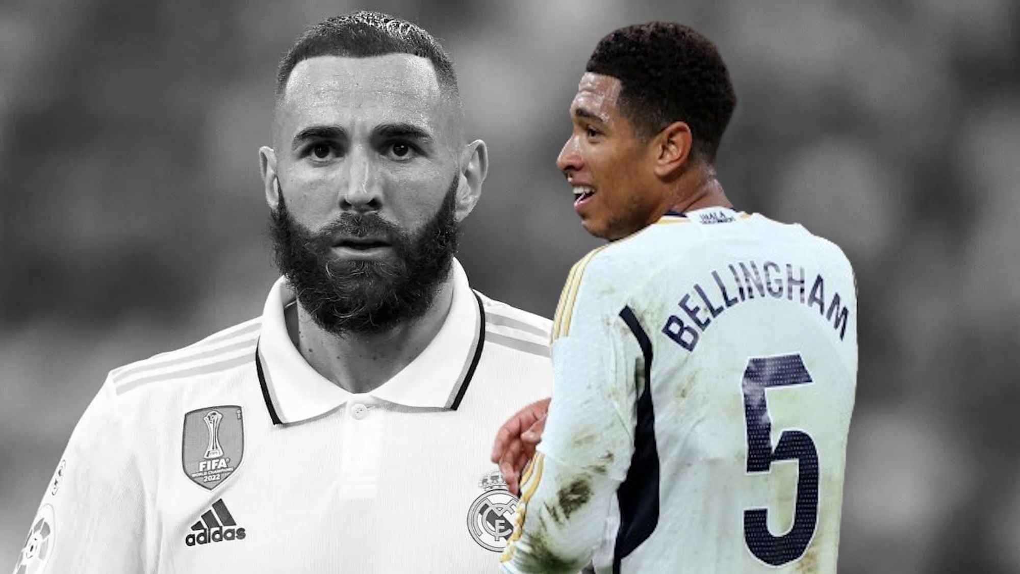 Bellingham supera a Benzema y se coloca en lo más alto del podio el británico sólo ha necesitado 16 partidos