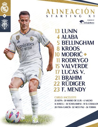 Once del Real Madrid