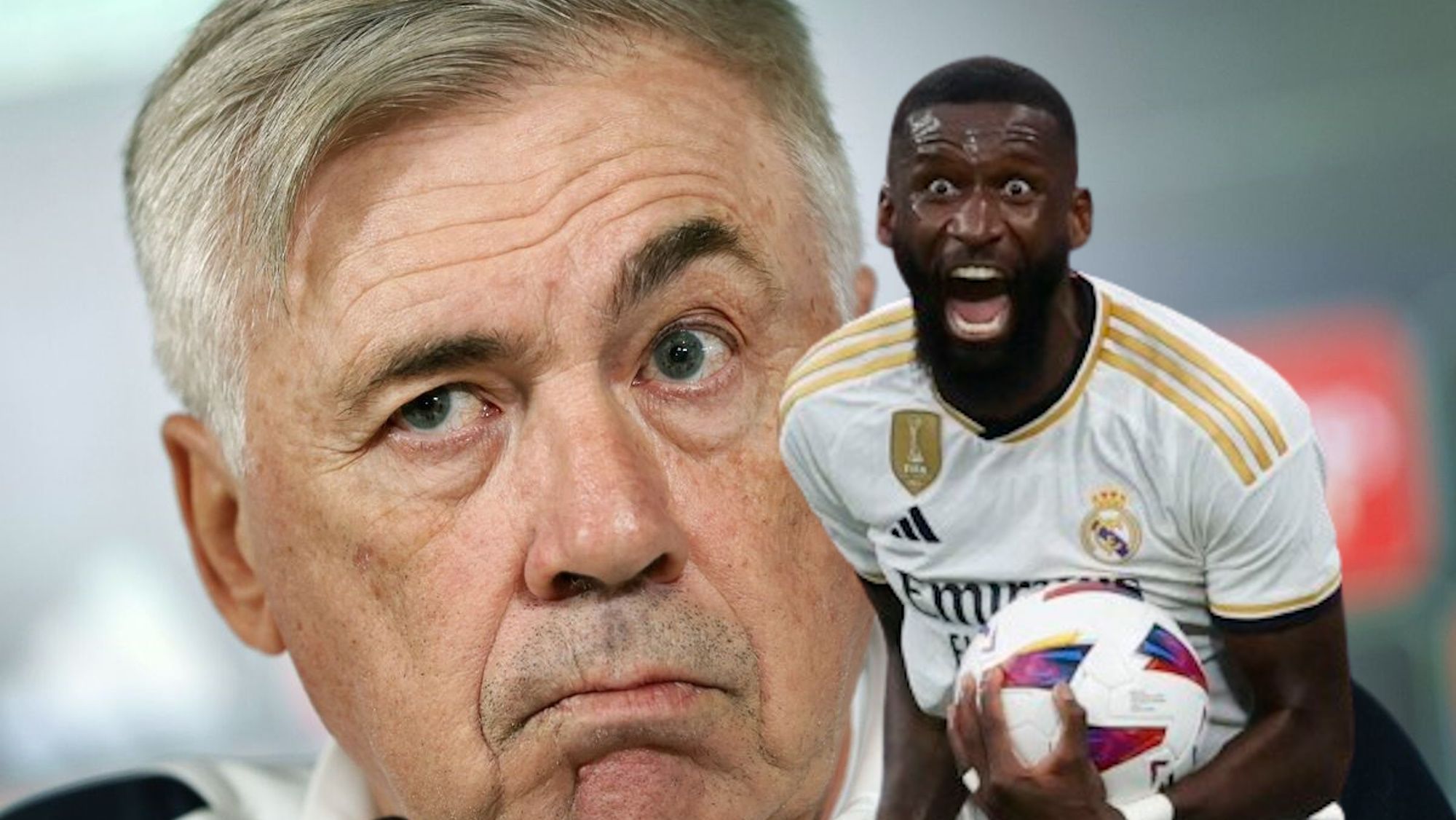 El vacile de Rüdiger a Ancelotti se ha hecho viral el central deja K.O. al míster