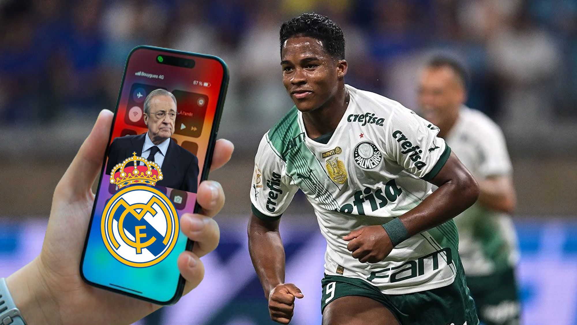 Llamada de urgencia de Endrick a Florentino, el brasileño se lo ha exigido al presidente