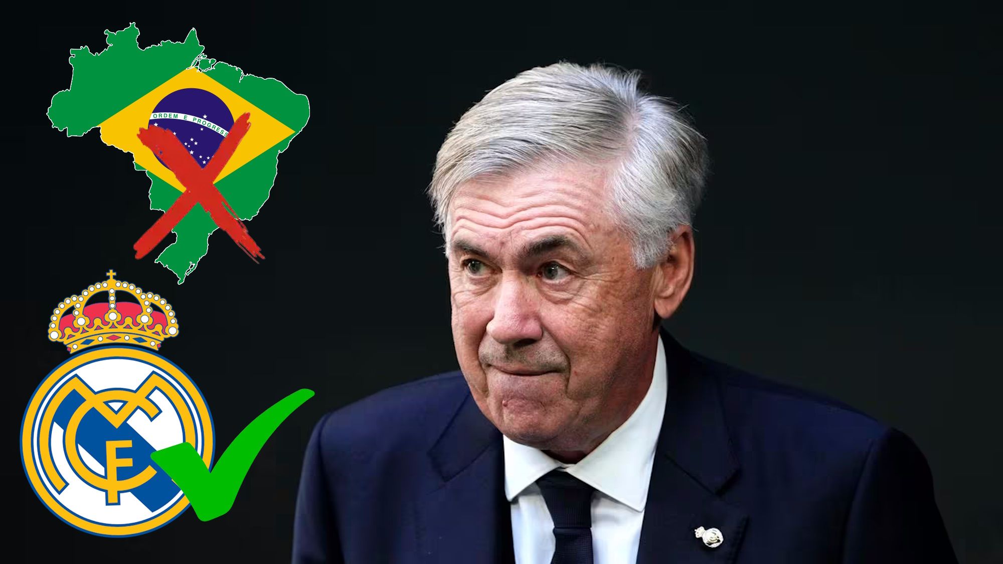La razón principal por la que Ancelotti ha escogido al Madrid y no a Brasil ha sido clave