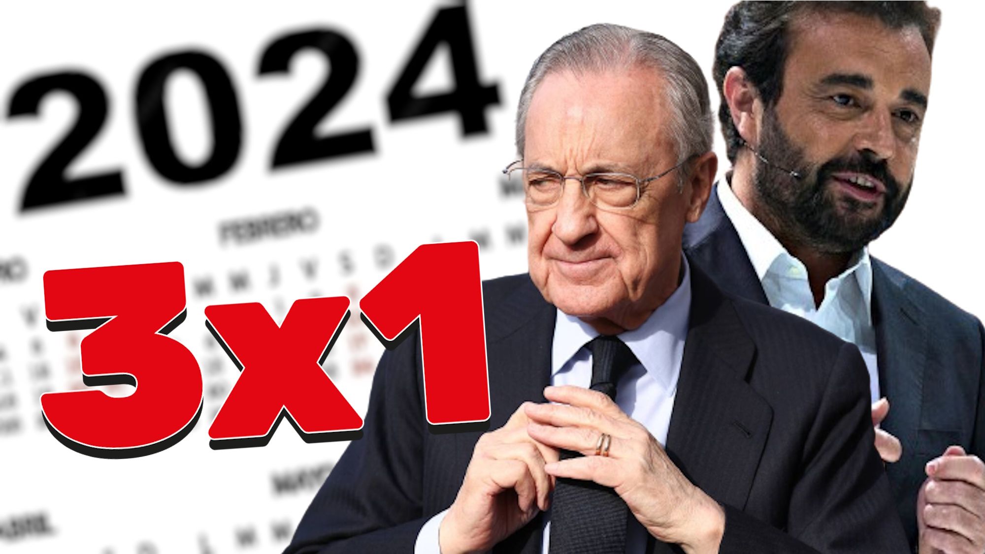 El 3x1 en el que trabajan Florentino y JAS para 2024 tres bombazos ‘sin coste’