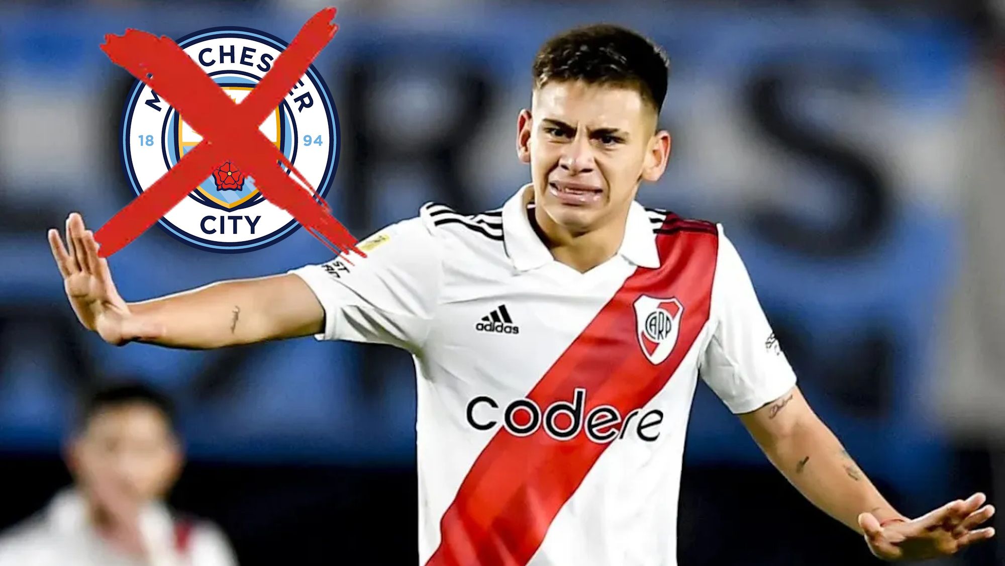 Bombazo desde Argentina Echeverri rumbo a Europa, pero no al City, jugará en otro club