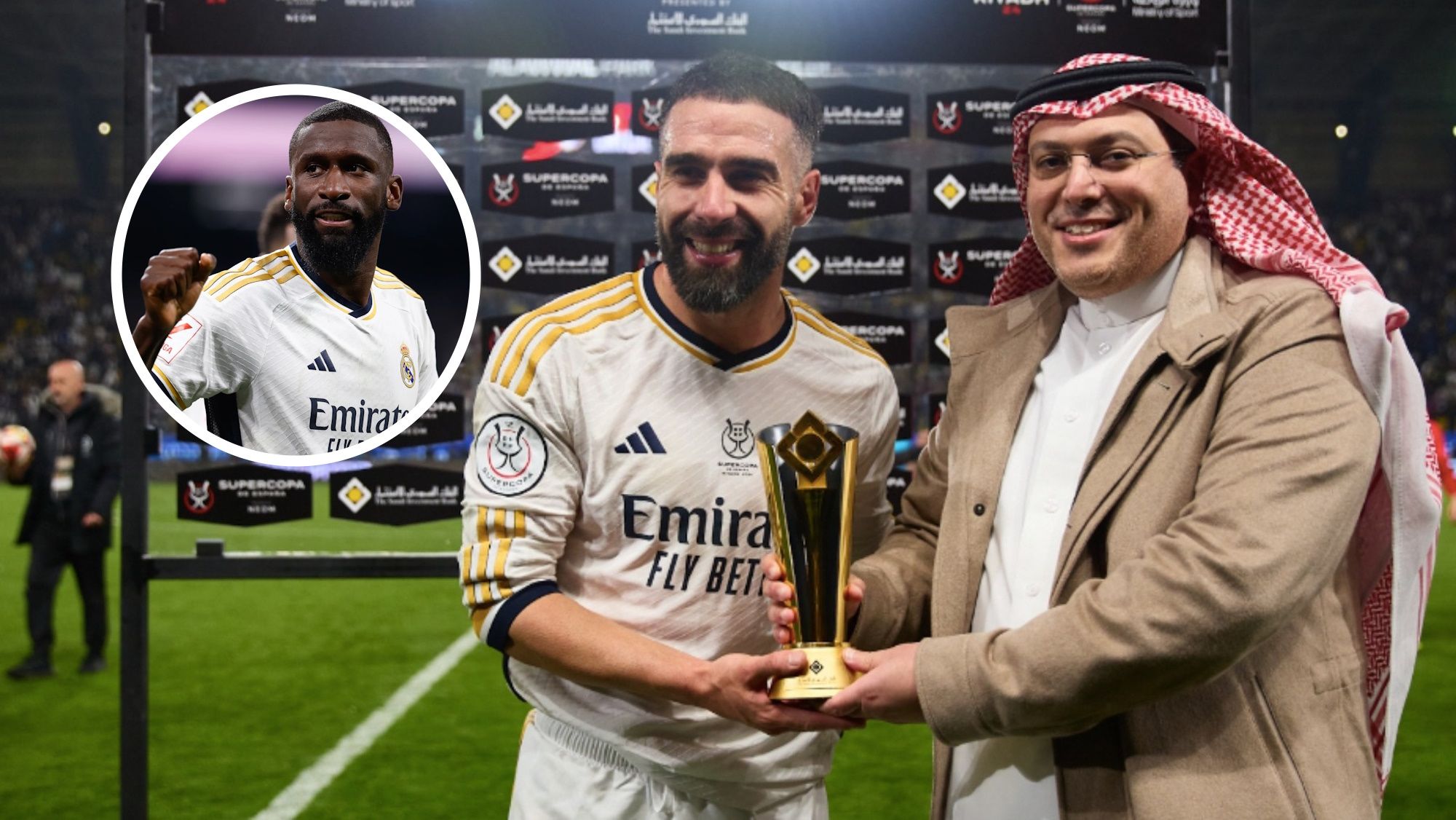 Rüdiger bautiza a Dani Carvajal en el vestuario y su mote se ha hecho viral Rüdiger bautiza a Dani Carvajal en el vestuario y su mote se ha hecho viral