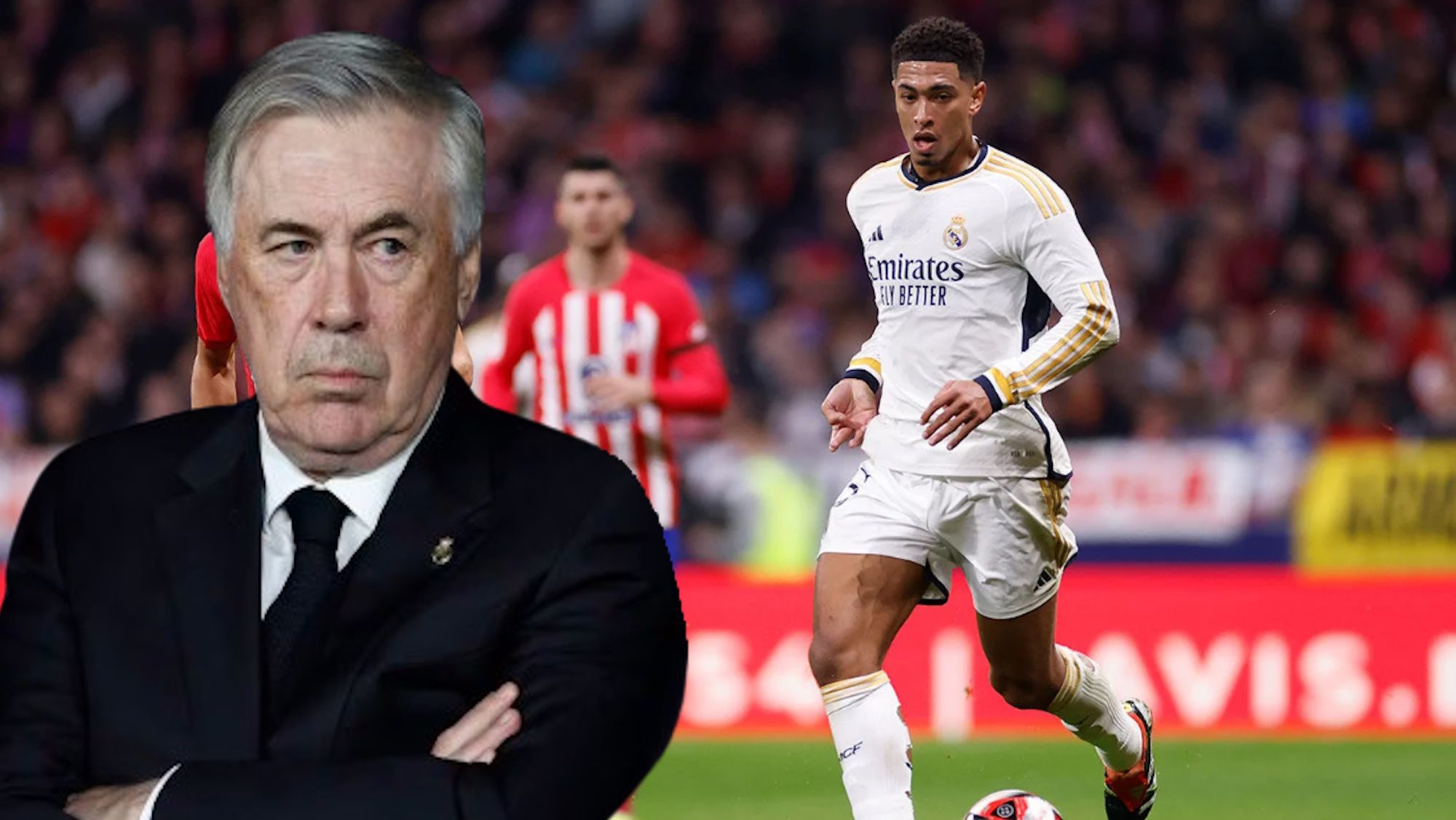 Ancelotti se fue a por Bellingham al acabar y se lo dijo a la cara