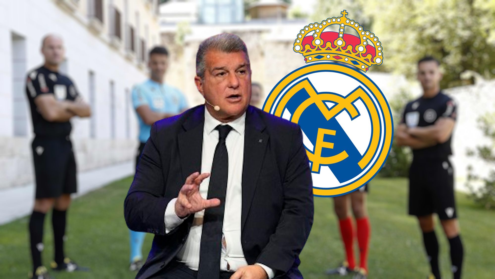 Laporta ataca al Real Madrid y a los árbitros, la acusación es gravísima