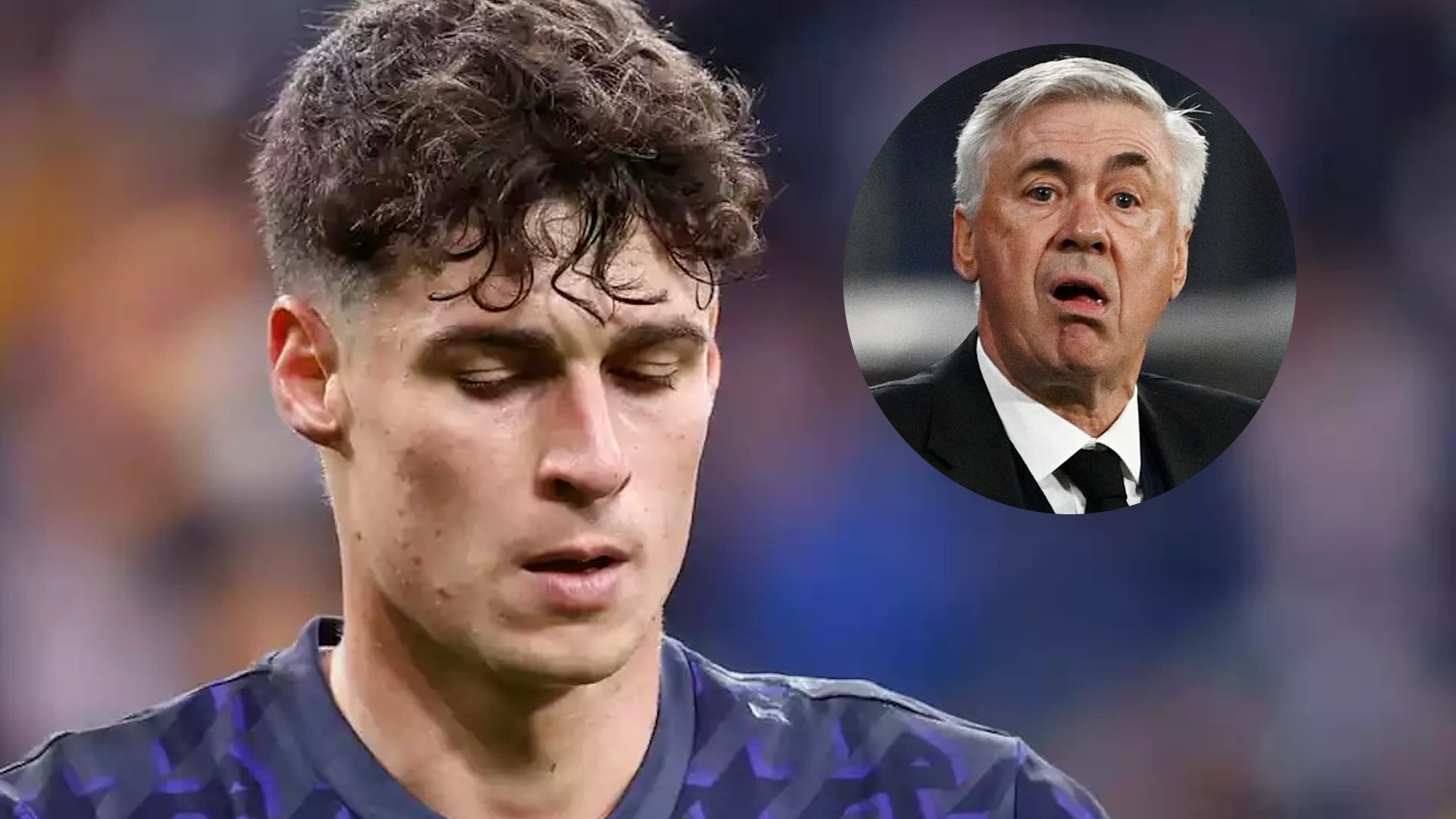 Ancelotti da la titularidad ante el Getafe a Lunin y se lo dice a Kepa a la cara