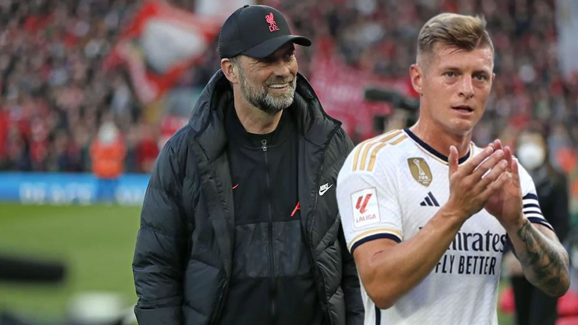 Kroos lanza un guiño a Klopp, con el que espera coincidir pronto: “Lo estoy deseando” Kroos lanza un guiño a Klopp, con el que espera coincidir pronto: “Lo estoy deseando”