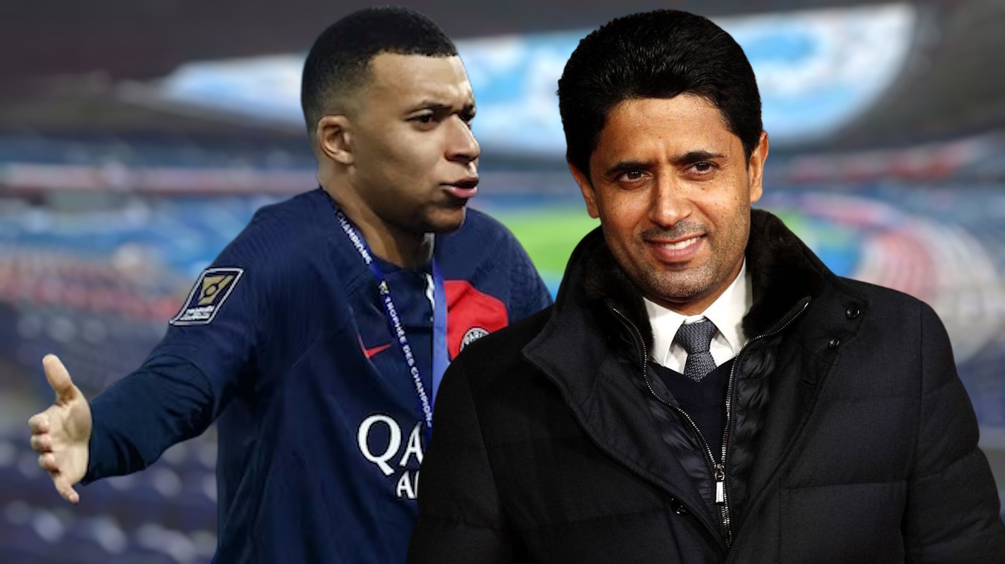 Filtran la petición que le ha hecho Al Khelaïfi a Mbappé antes de irse al Madrid Filtran la petición que le ha hecho Al Khelaïfi a Mbappé antes de irse al Madrid