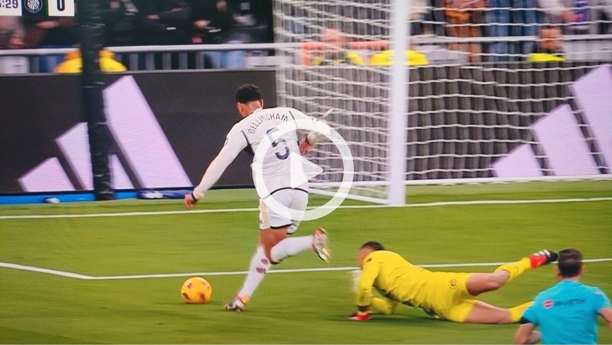 Bellingham vuelve a perforar la portería con un golazo: ventaja para el Madrid Bellingham vuelve a perforar la portería con un golazo: ventaja para el Madrid