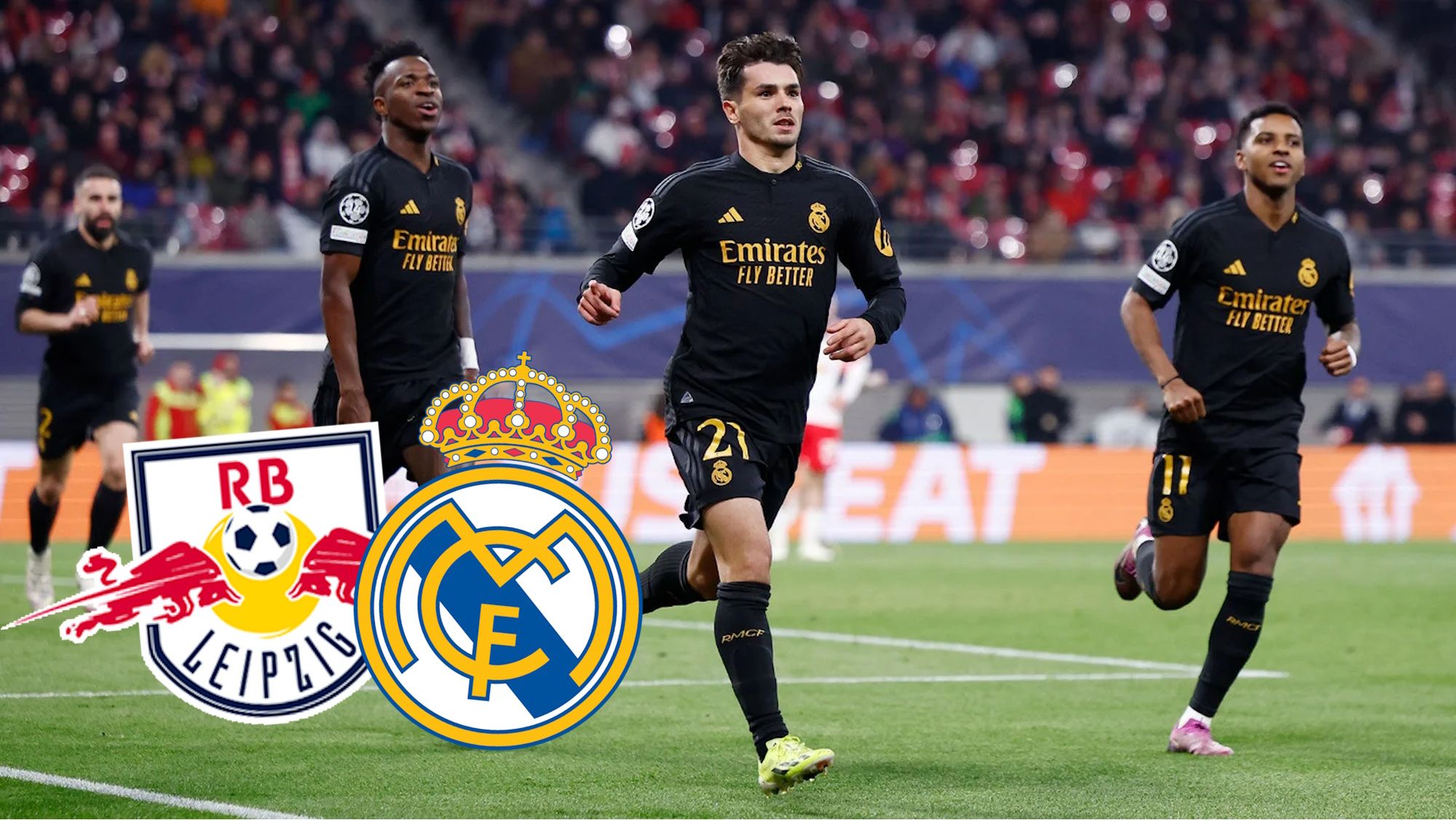 El muro Lunin y el mago Brahim golpean primero: el Madrid, con ventaja para la vuelta