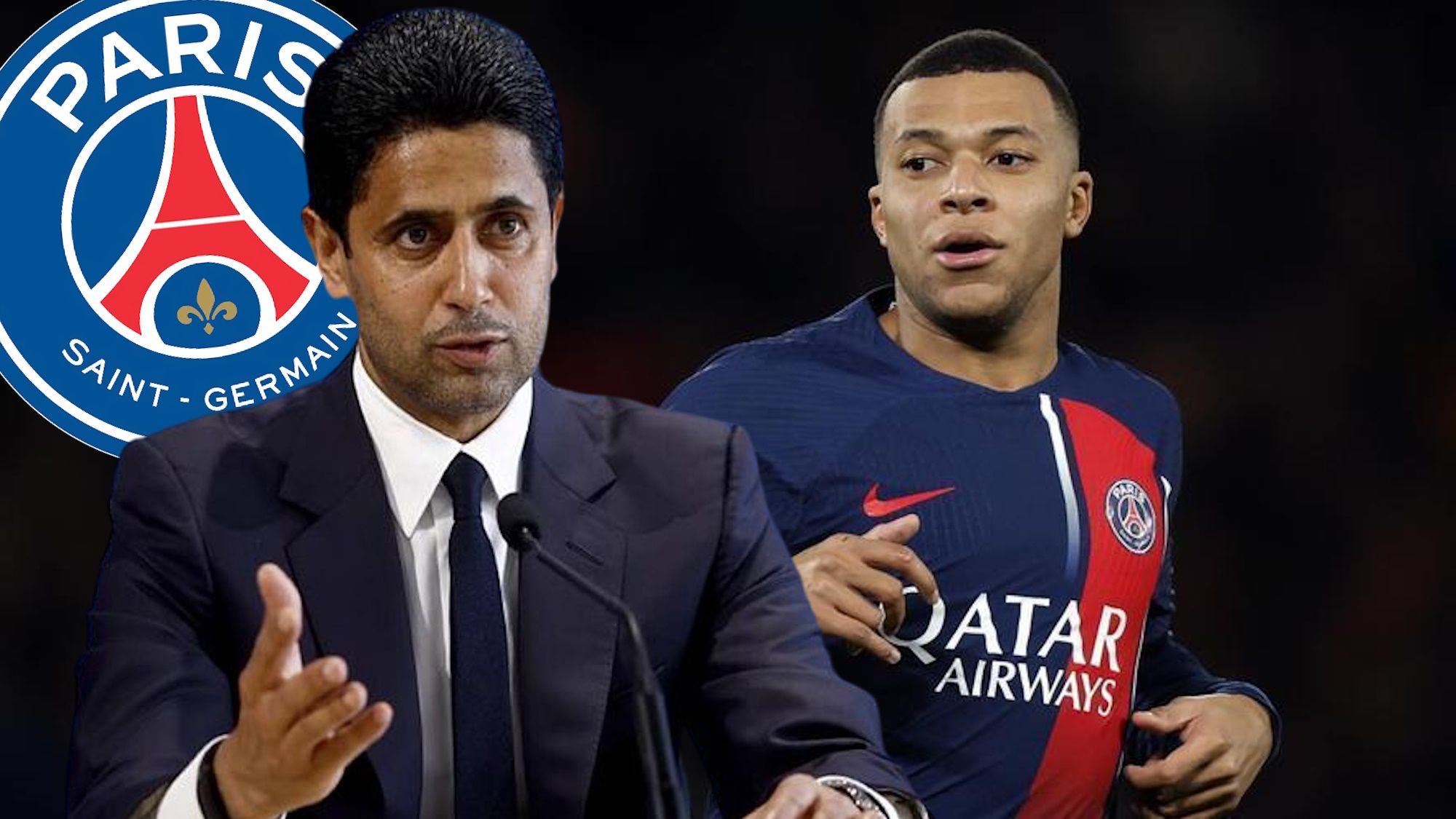 Al-Khelaïfi, sonriente, confiesa lo que realmente siente con la marcha de Mbappé: “Es un ……”