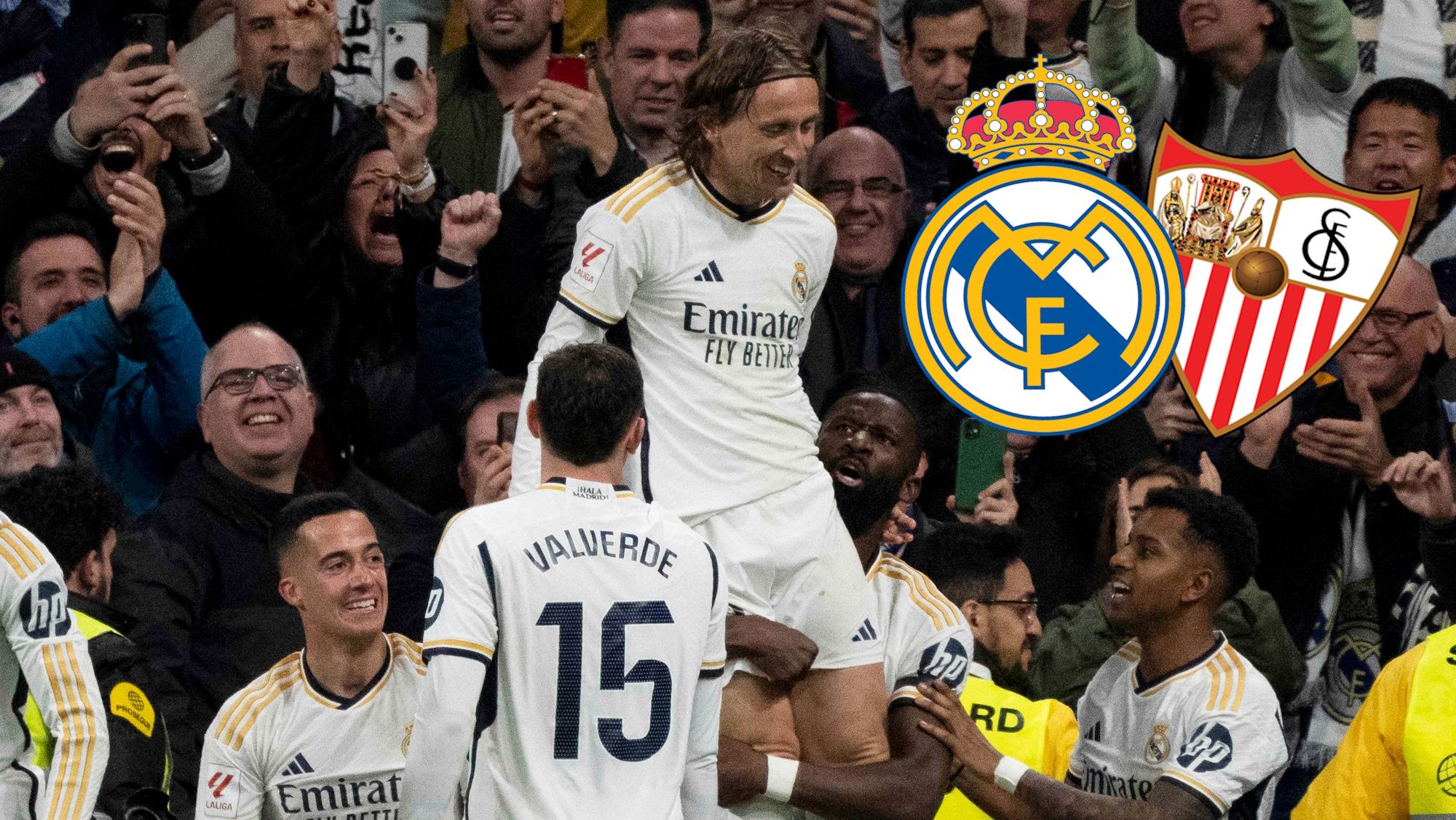 El Madrid sabe sufrir y vence ante el Sevilla por la mínima golpe sobre la mesa