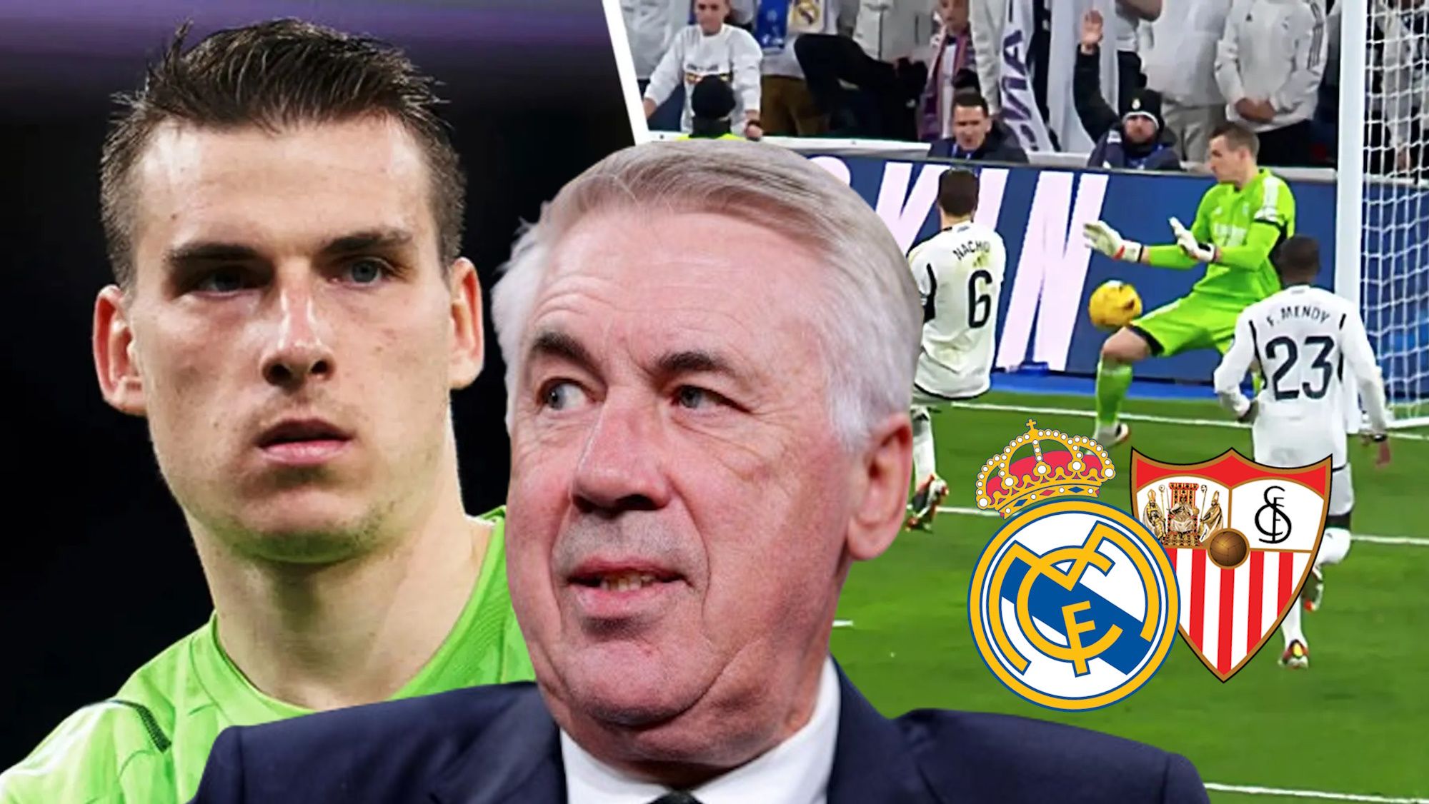 Ancelotti se fue a por Lunin y se lo dijo a la cara tras su partidazo